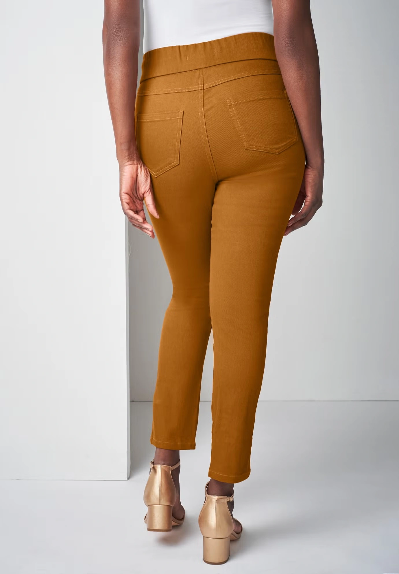 Comfort Waist Scalloped Ankle Jean 4 Comfort Waist Scalloped Ankle Jean