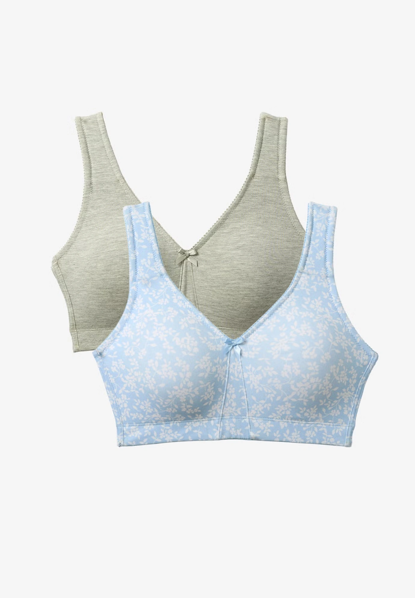 Comfort Choice® 2-Pack Cotton Full Coverage Bra