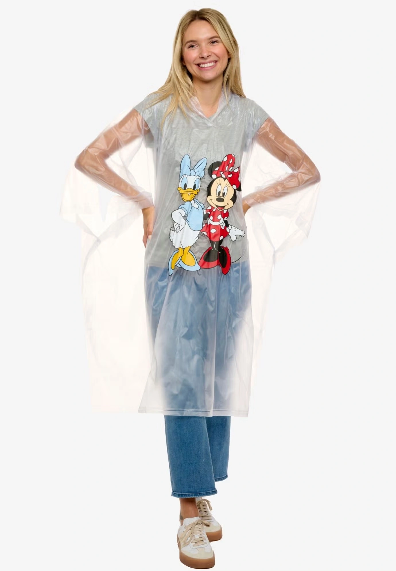 Womens Disney Minnie Mouse & Daisy Duck Rain Poncho