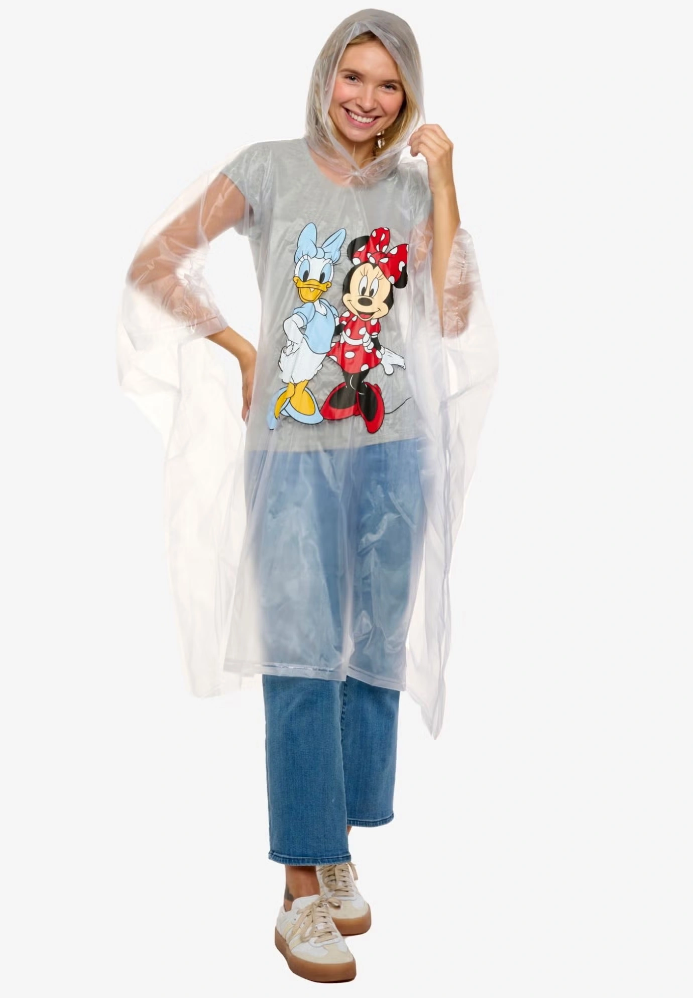 Womens Disney Minnie Mouse & Daisy Duck Rain Poncho 5 Womens Disney Minnie Mouse & Daisy Duck Rain Poncho
