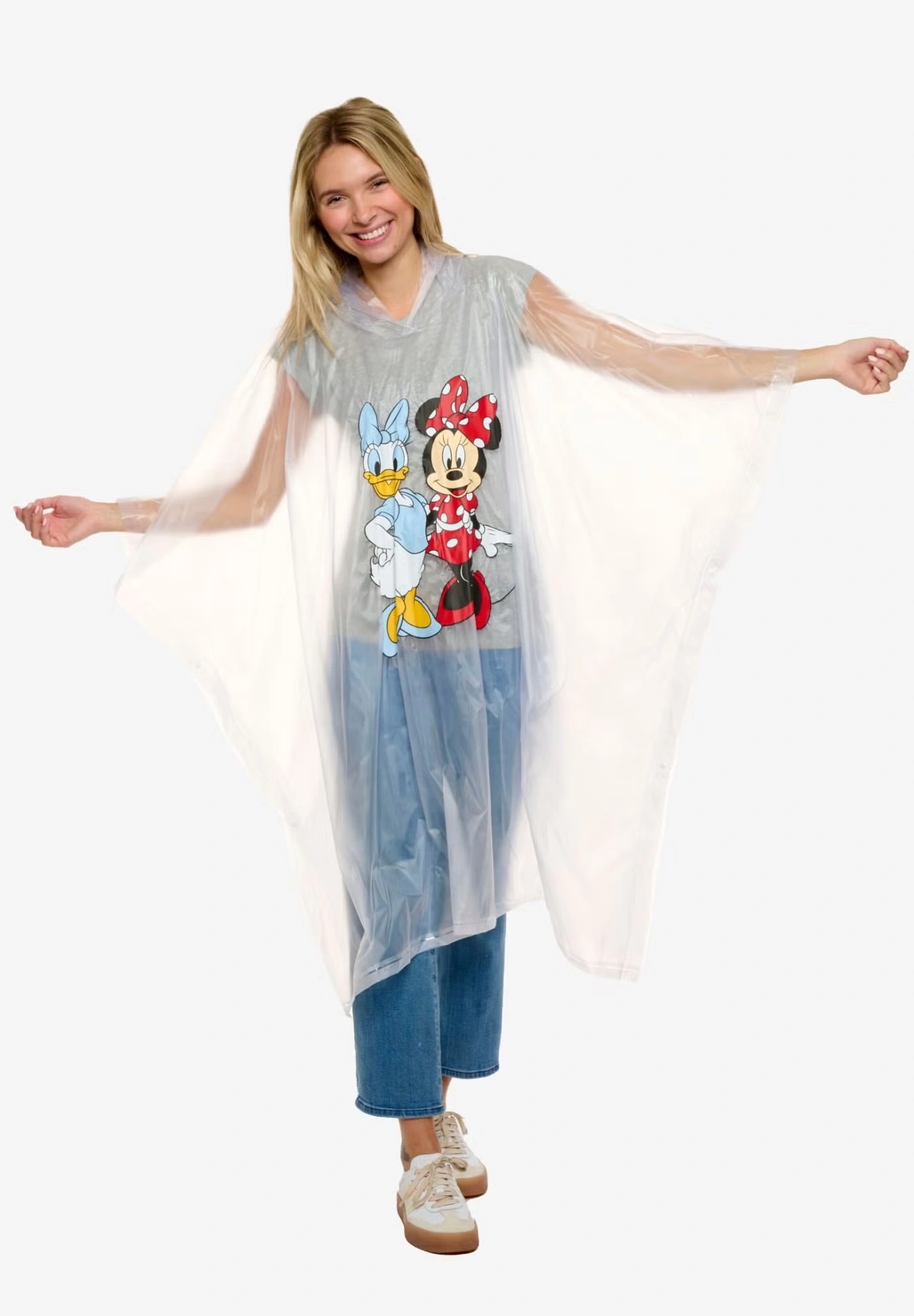 Womens Disney Minnie Mouse & Daisy Duck Rain Poncho 6 Womens Disney Minnie Mouse & Daisy Duck Rain Poncho