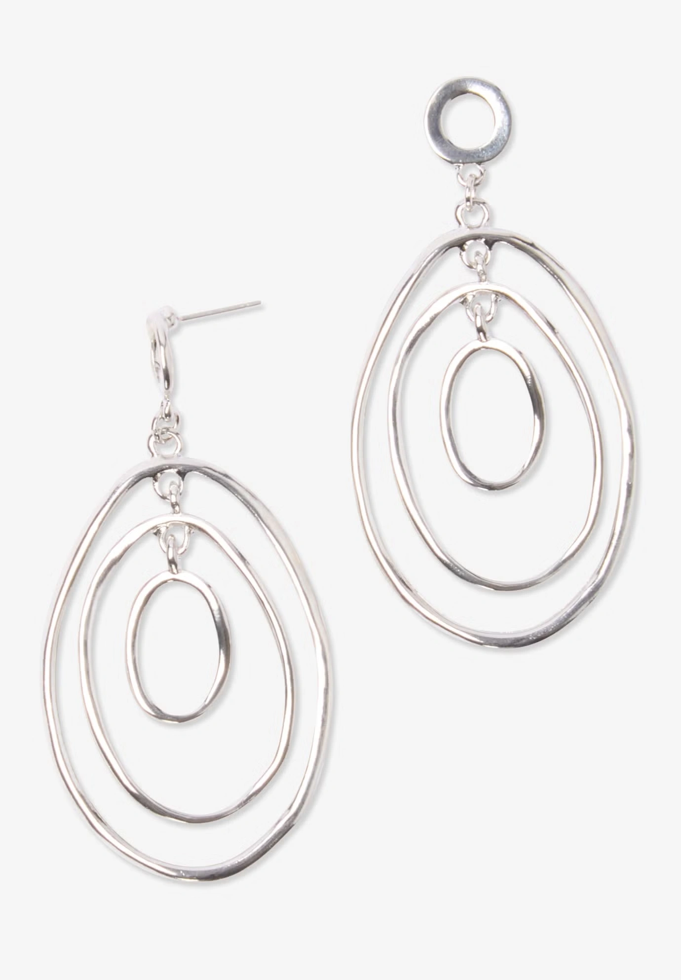 Oval Drop Earrings
