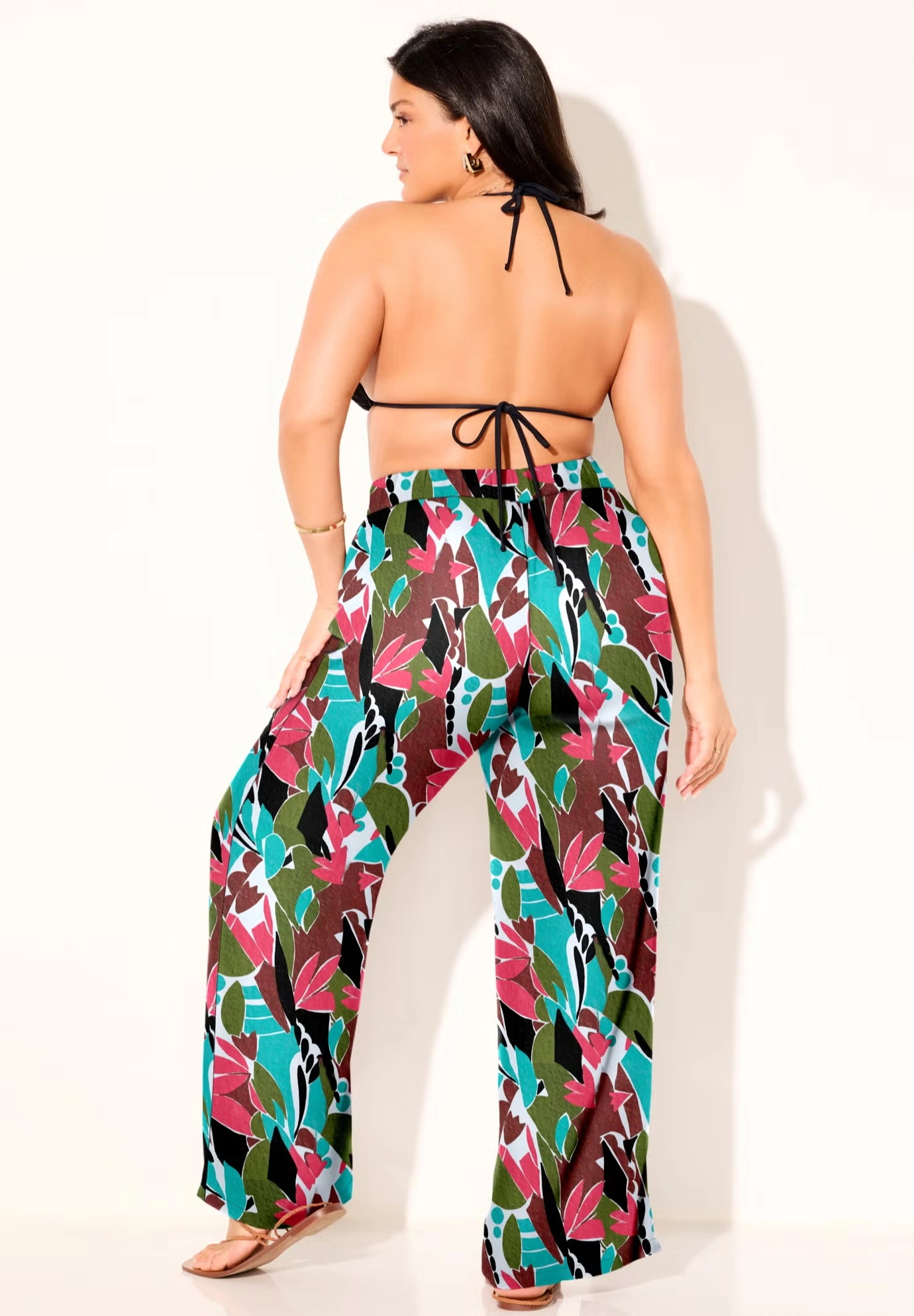 Elastic Waist Lounge Cover Up Pant 5 Elastic Waist Lounge Cover Up Pant