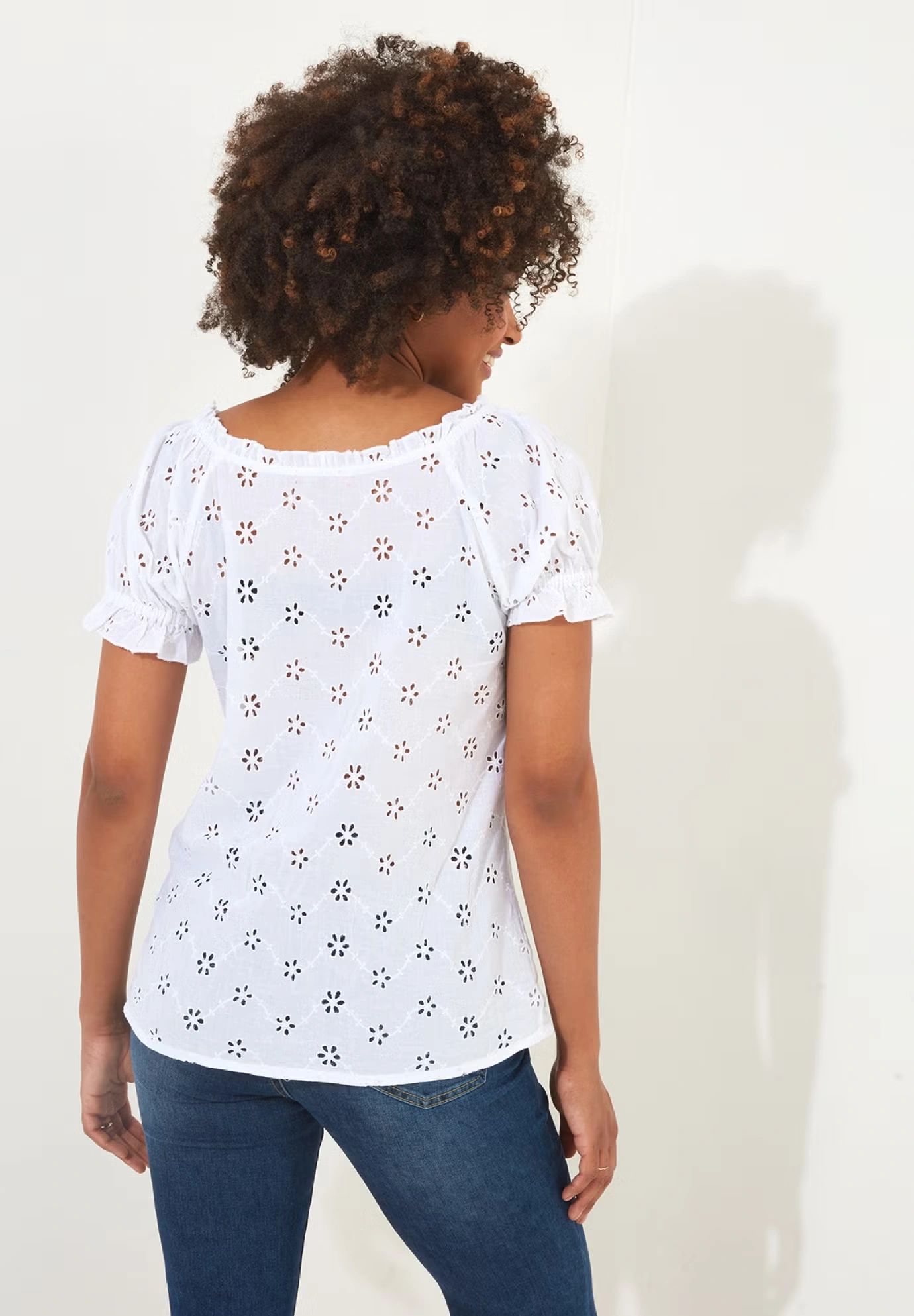 Eyelet Peasant Blouse 4 Eyelet Peasant Blouse