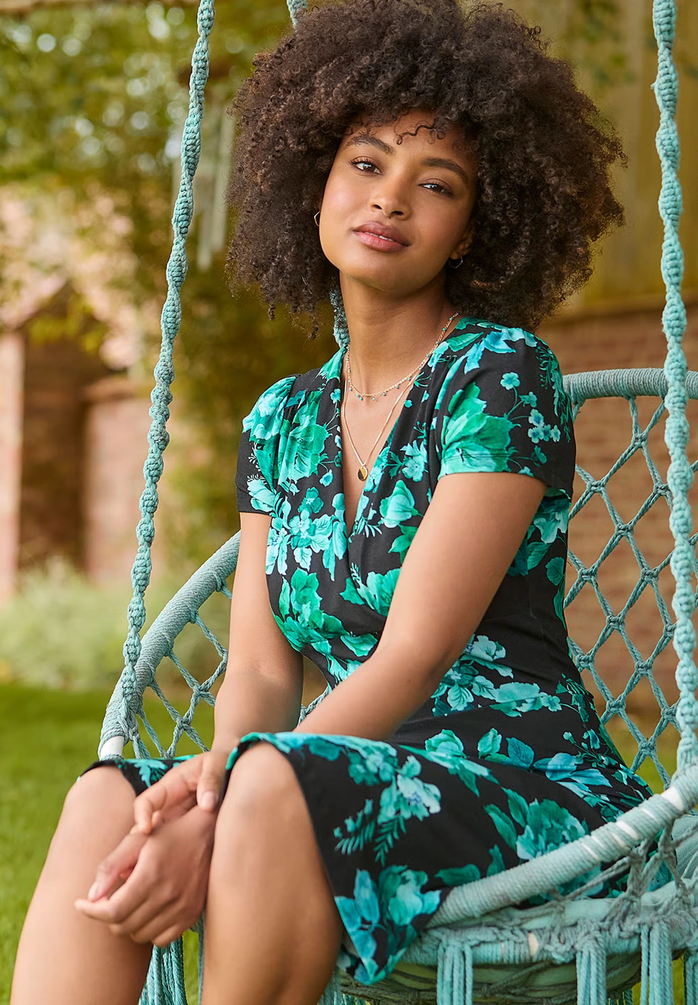 Stretch Knit Faux Wrap Dress 3 Stretch Knit Faux Wrap Dress