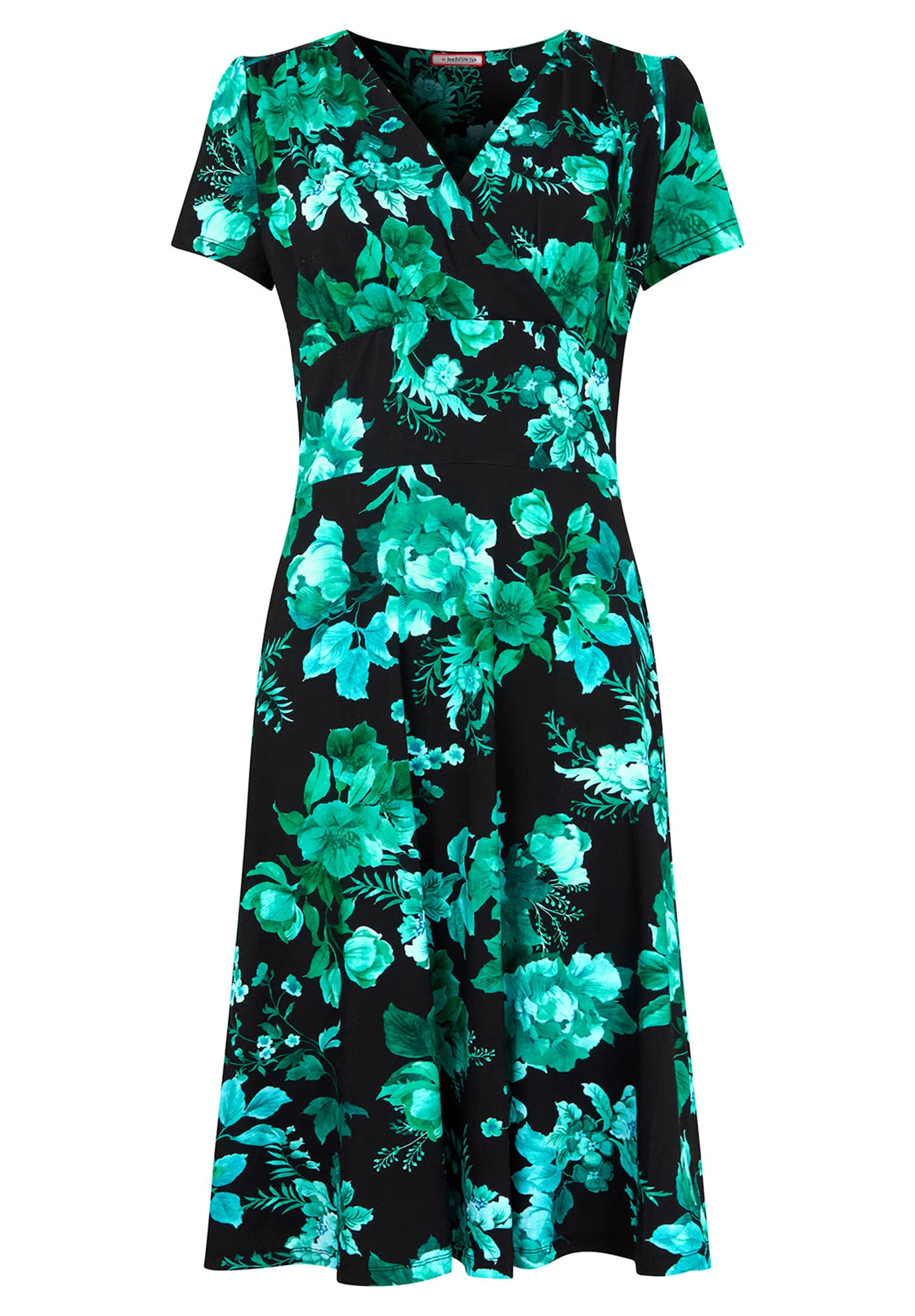 Stretch Knit Faux Wrap Dress 4 Stretch Knit Faux Wrap Dress