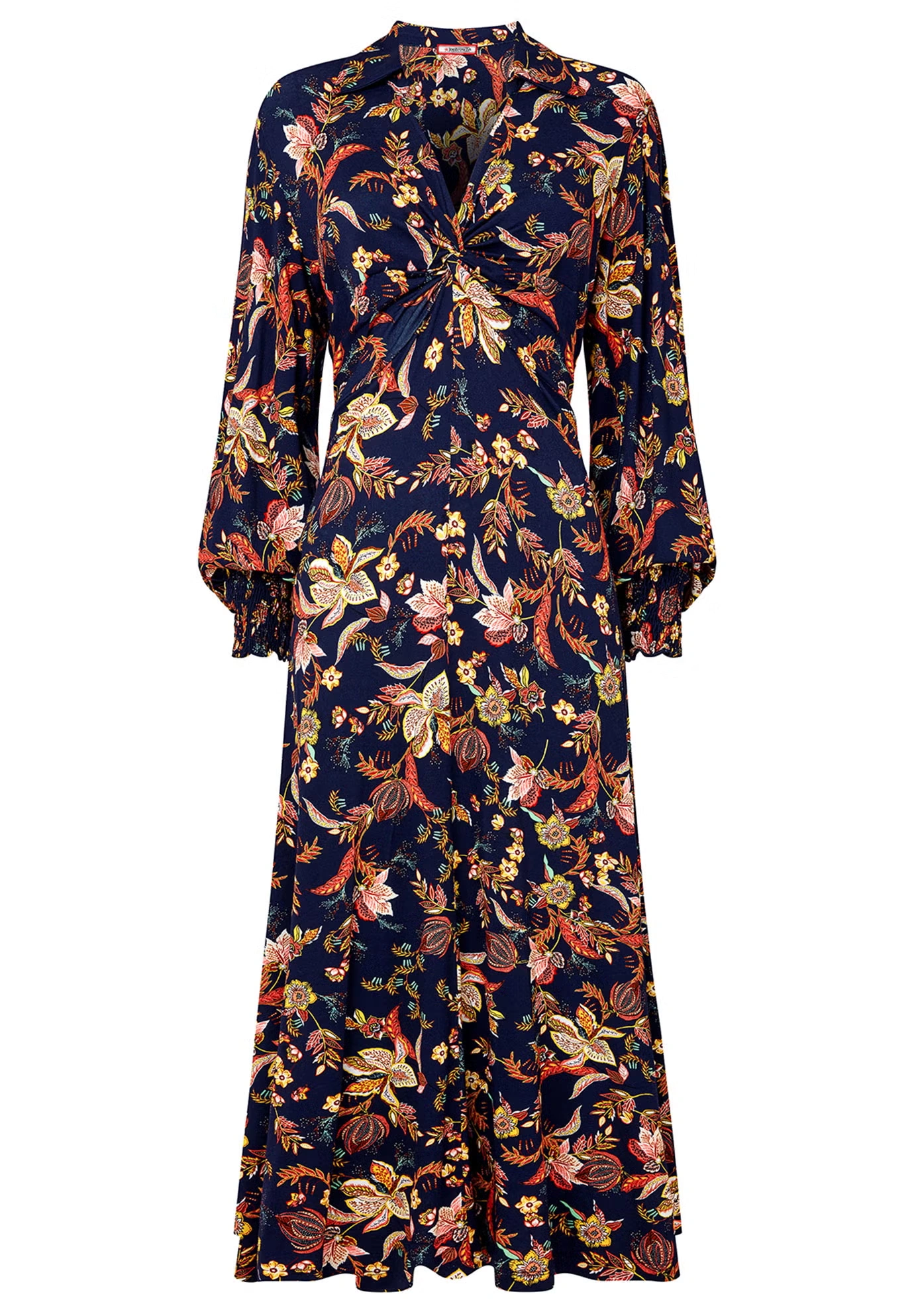 Stretch Knit Knot Front Midi Dress 3 Stretch Knit Knot Front Midi Dress