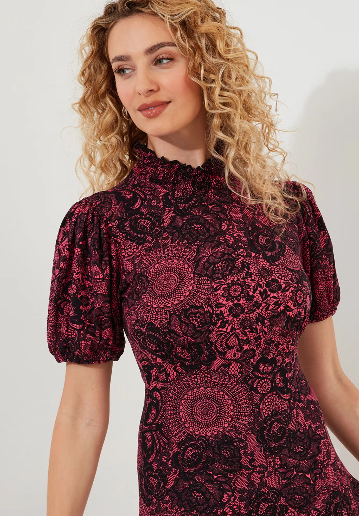 Stretch Knit Mockneck Midi Dress 4 Stretch Knit Mockneck Midi Dress