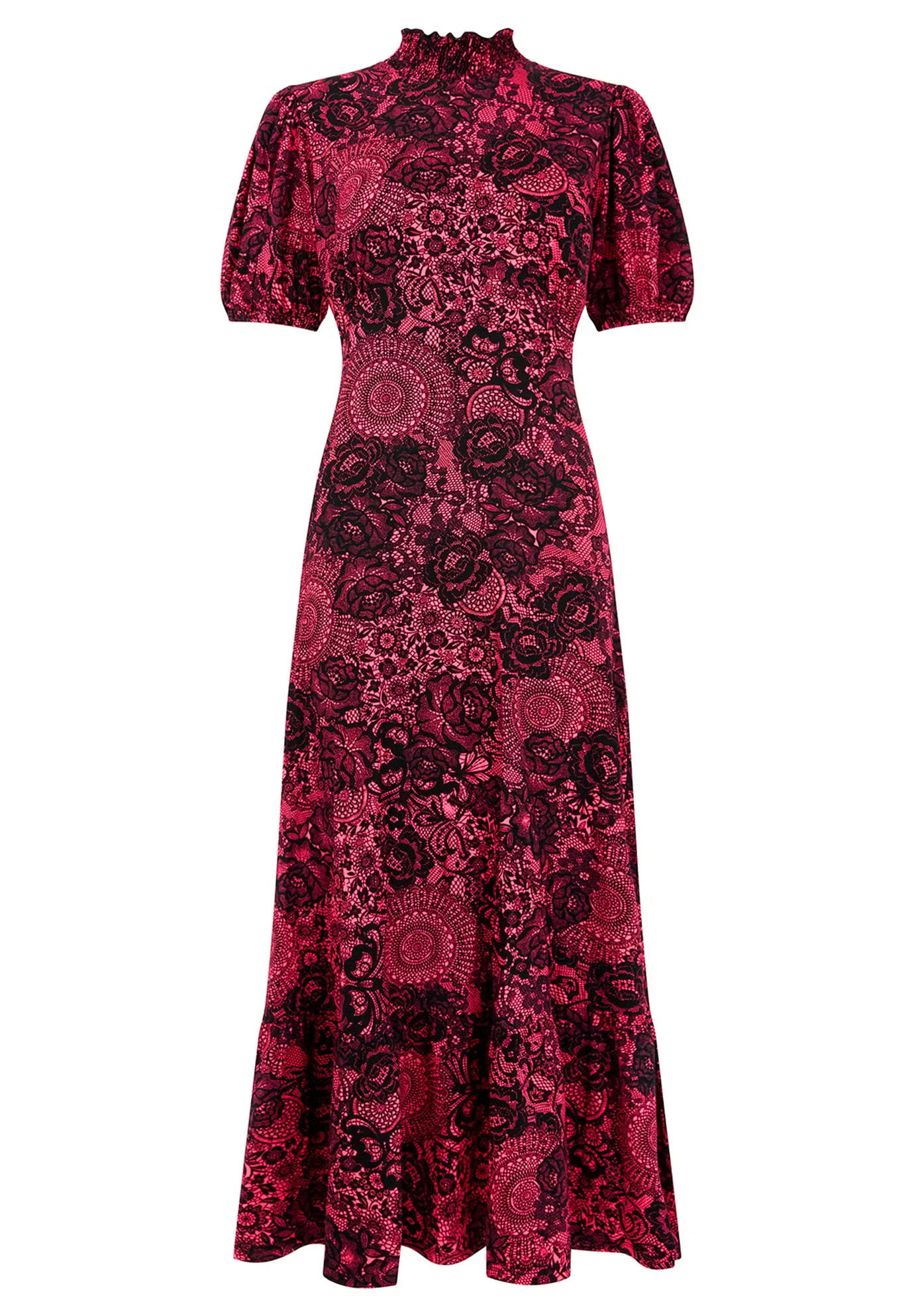 Stretch Knit Mockneck Midi Dress 5 Stretch Knit Mockneck Midi Dress