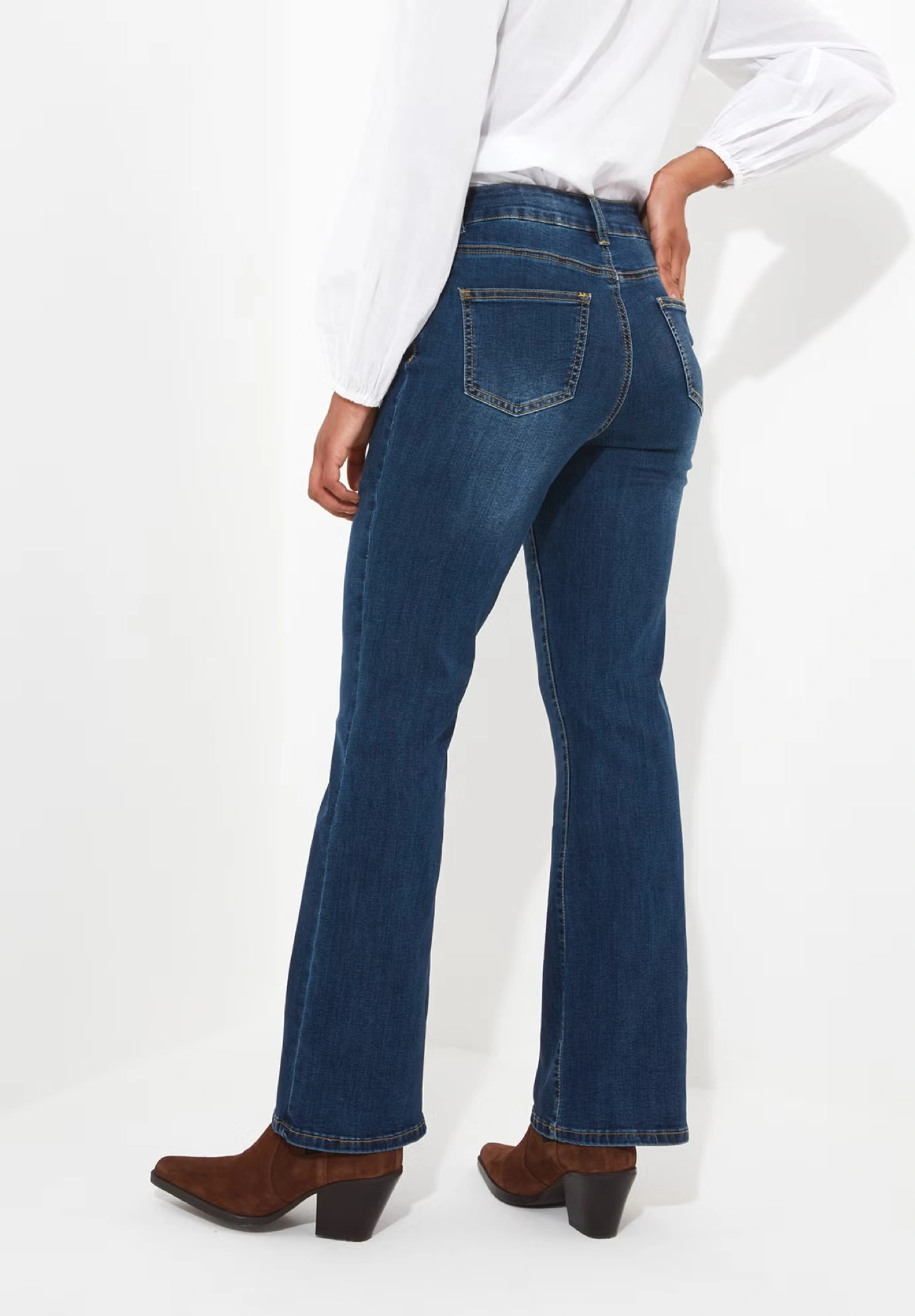 Stretch Denim Bootcut Jean
