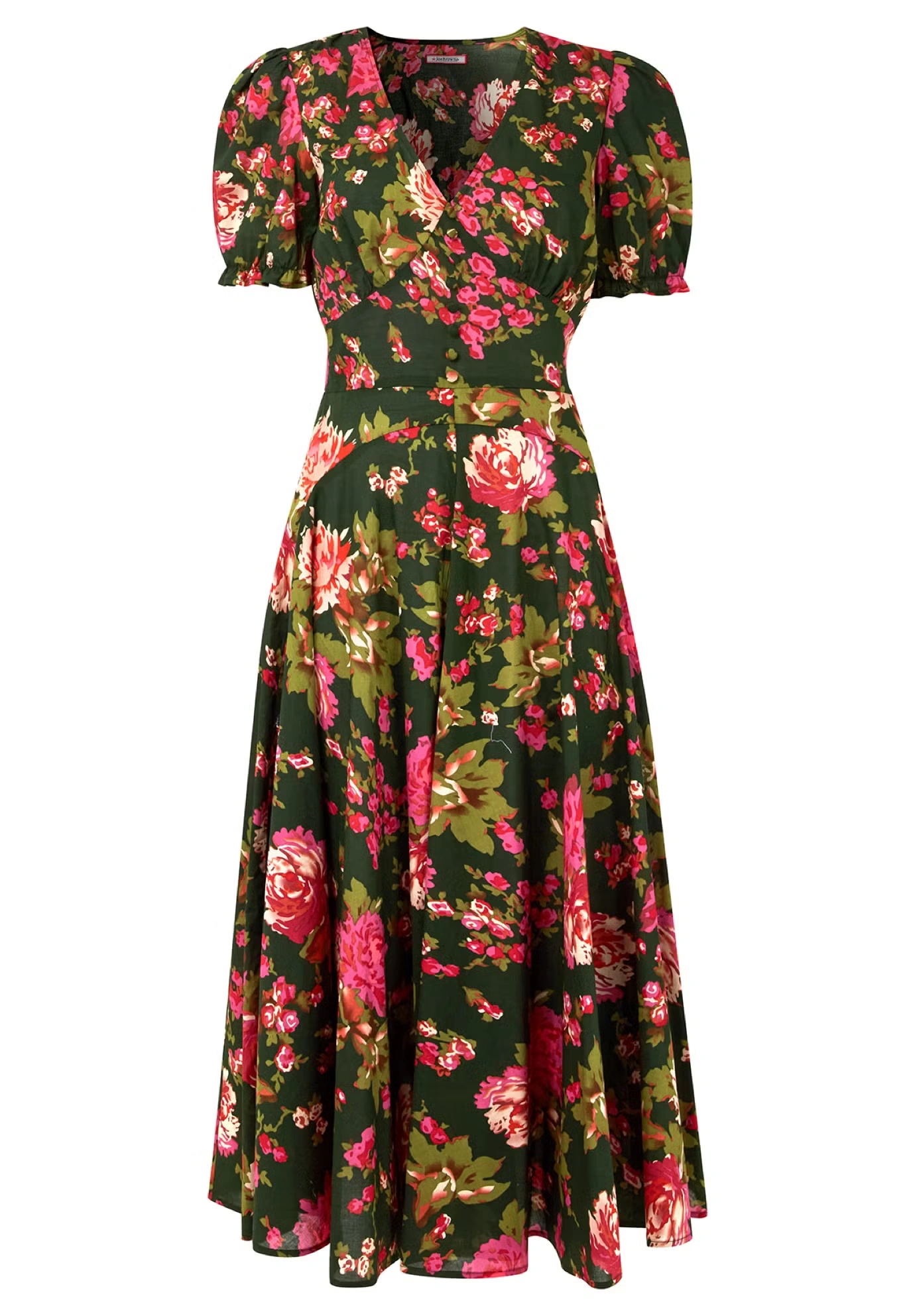 A-Line Button Front Midi Dress 5 A-Line Button Front Midi Dress