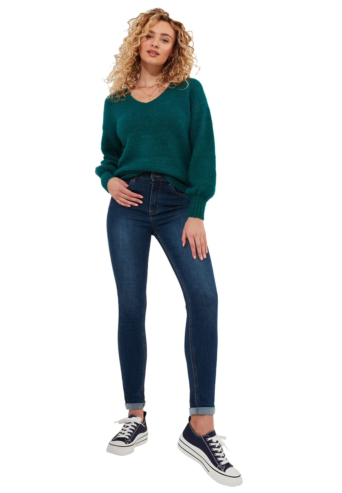 Cozy V-Neck Pullover Sweater 4 Cozy V-Neck Pullover Sweater