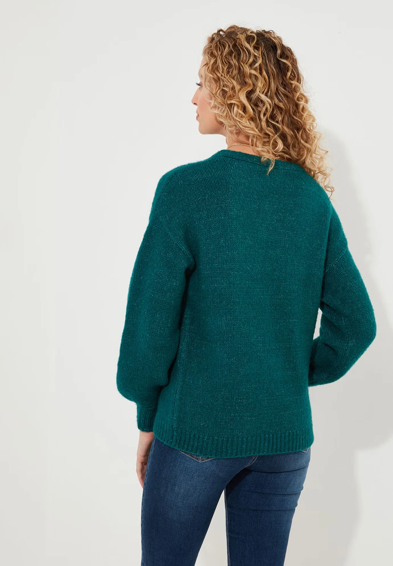 Cozy V-Neck Pullover Sweater 5 Cozy V-Neck Pullover Sweater