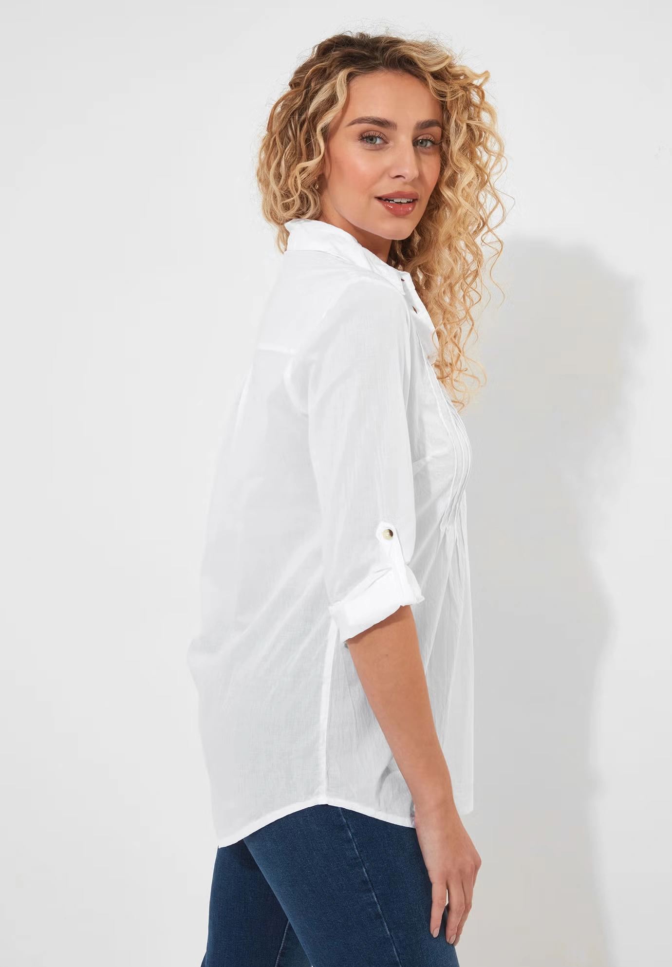 Cotton Pintuck Tunic 3 Cotton Pintuck Tunic