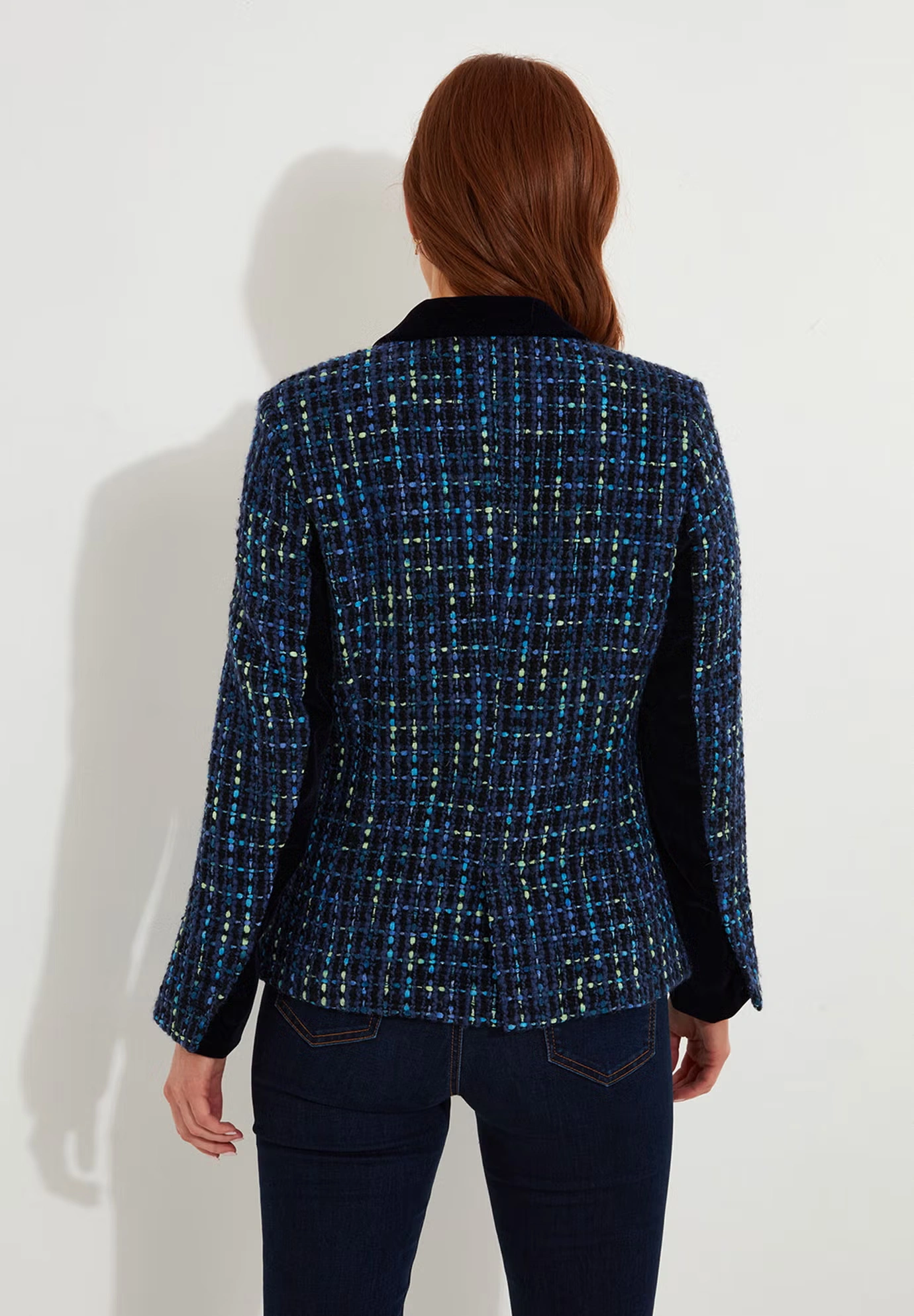 Single Breasted Tweed Blazer
