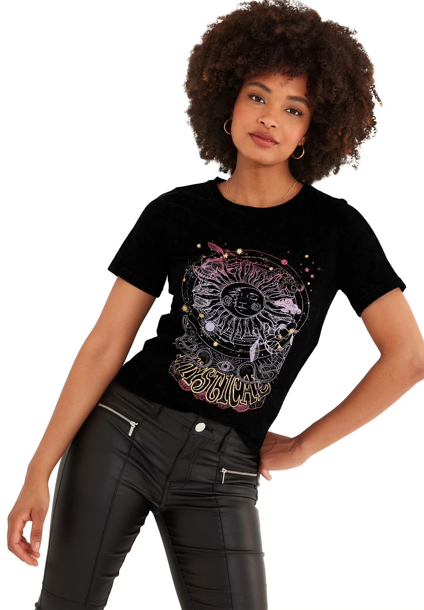 Stretch Cotton Graphic Tee