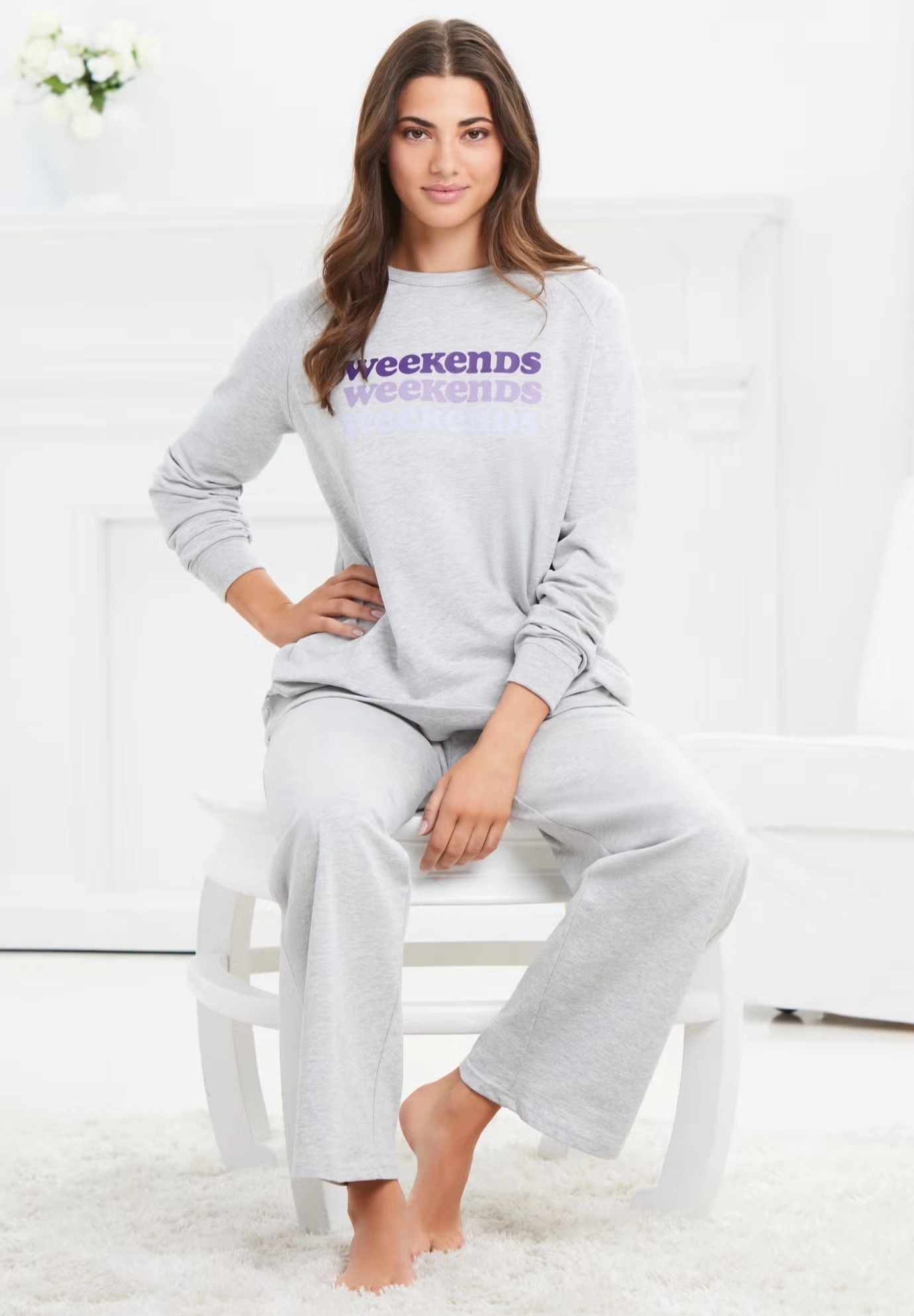 Dreams & Co.&reg; 2-Piece Sweatshirt Set