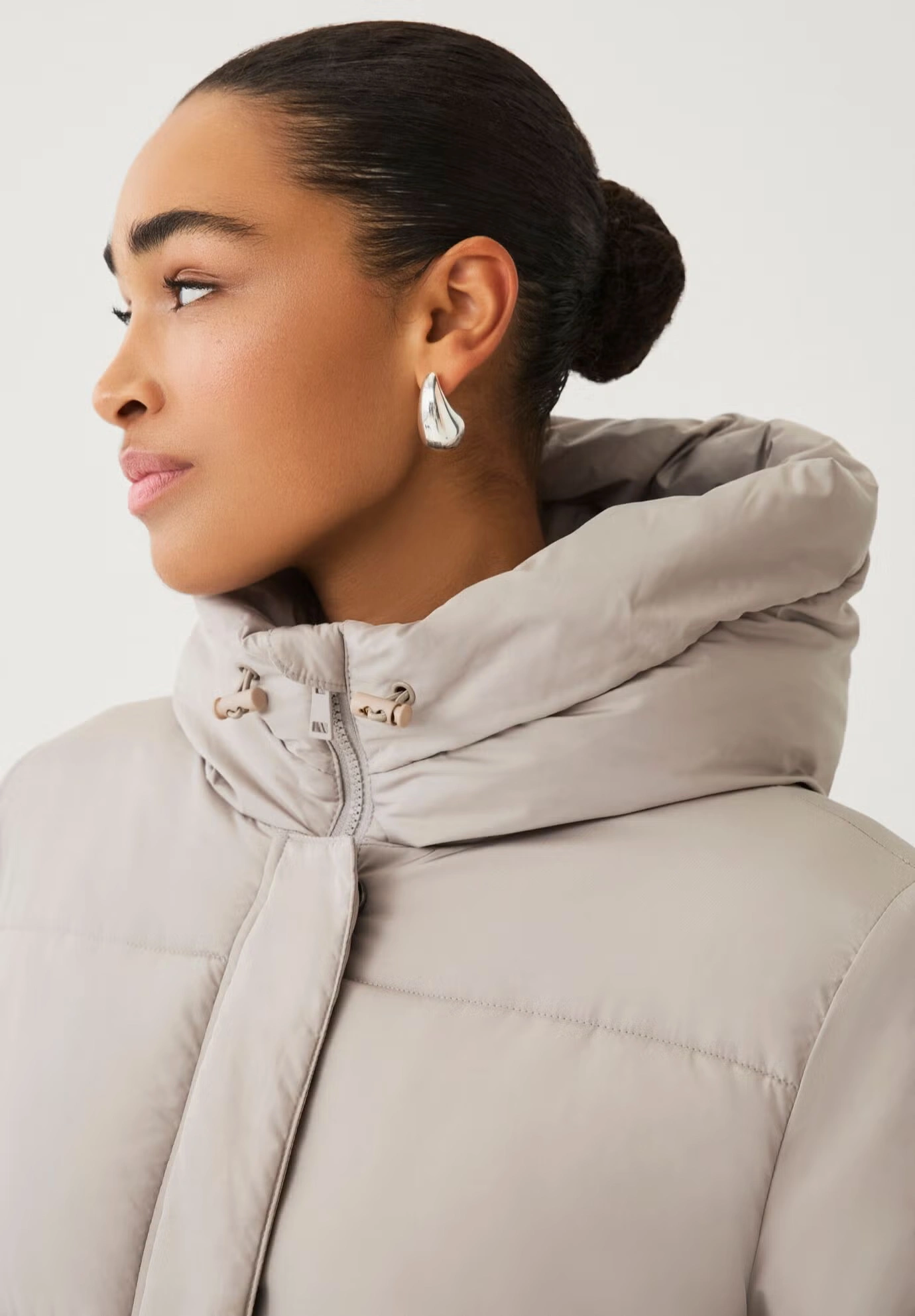 Hooded Drawstring Puffer 5 Hooded Drawstring Puffer