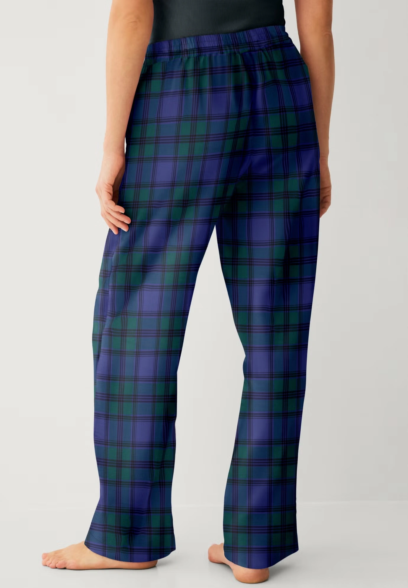 Flannel Sleep Pant With Drawstring Waist