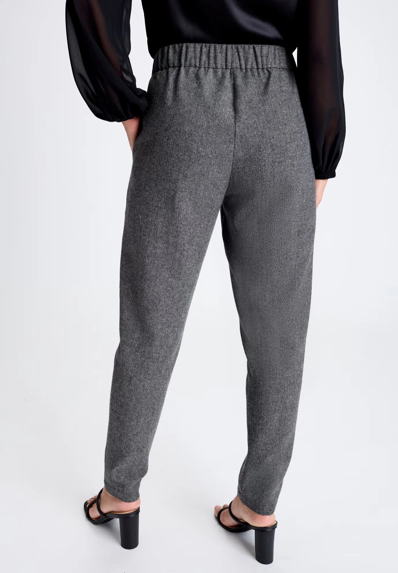 Herringbone Straight Leg Pant 3 Herringbone Straight Leg Pant