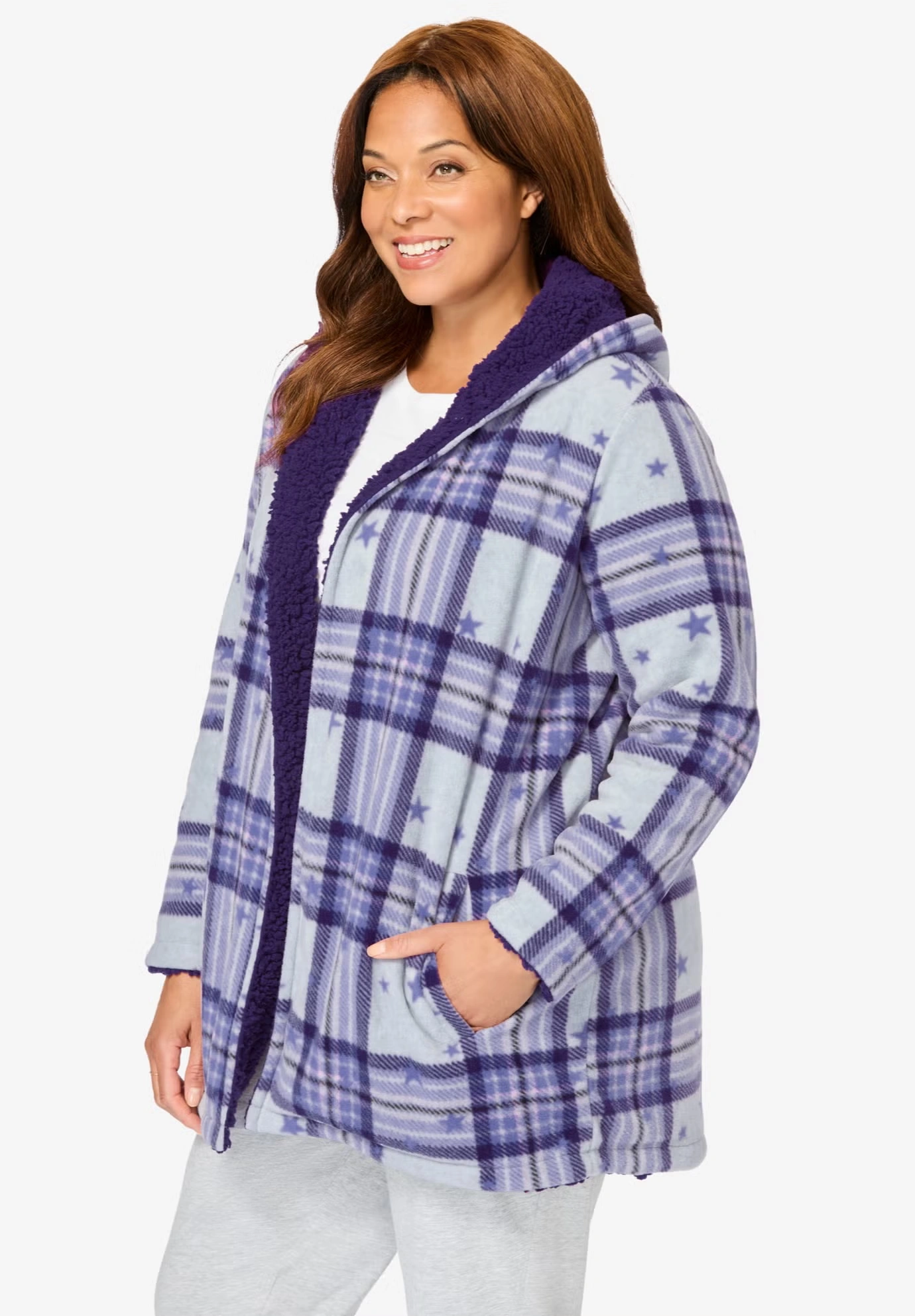 Dreams & Co.® Reversible Bed Jacket 3 Dreams & Co.® Reversible Bed Jacket