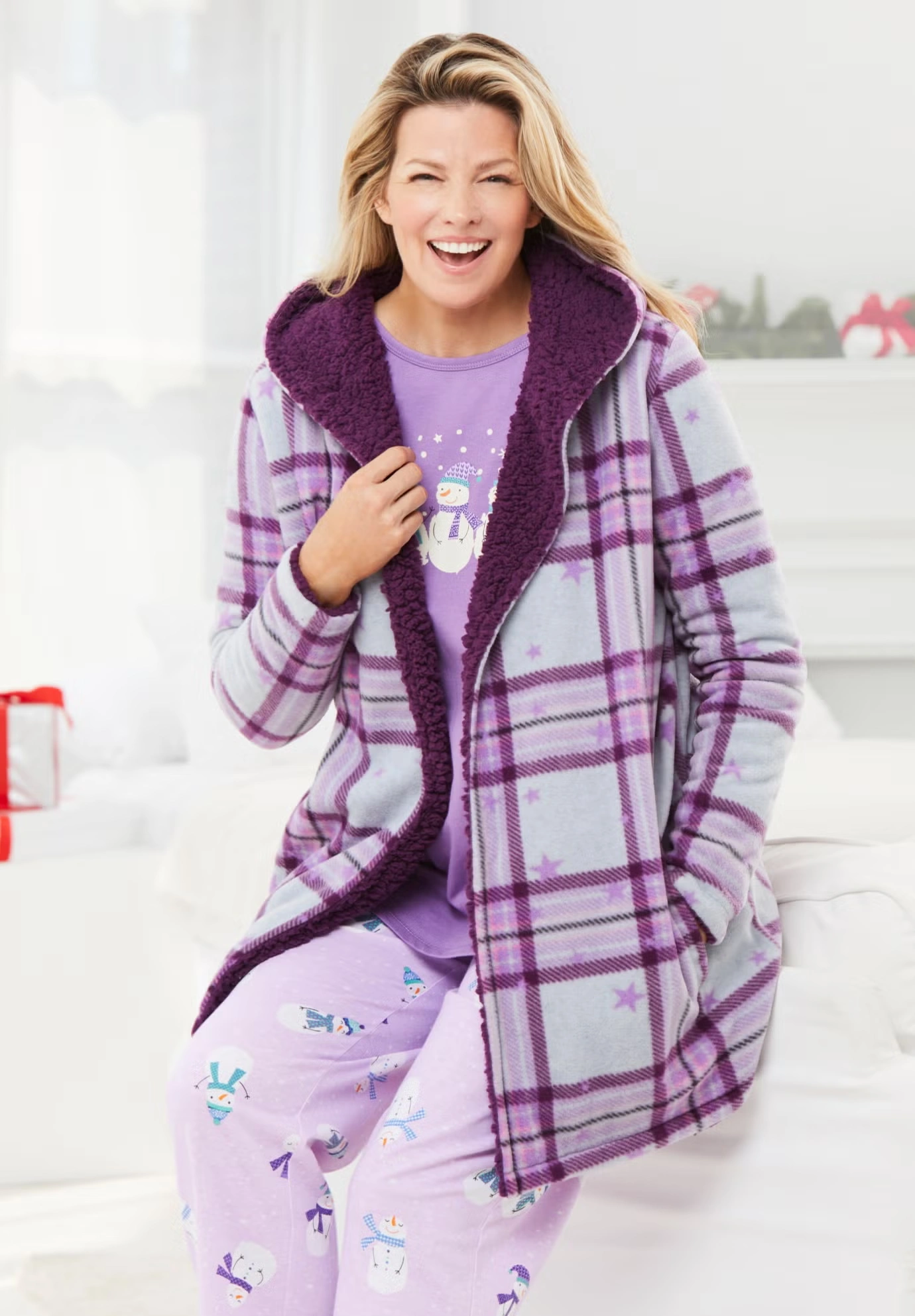 Dreams & Co.® Reversible Bed Jacket 5 Dreams & Co.® Reversible Bed Jacket