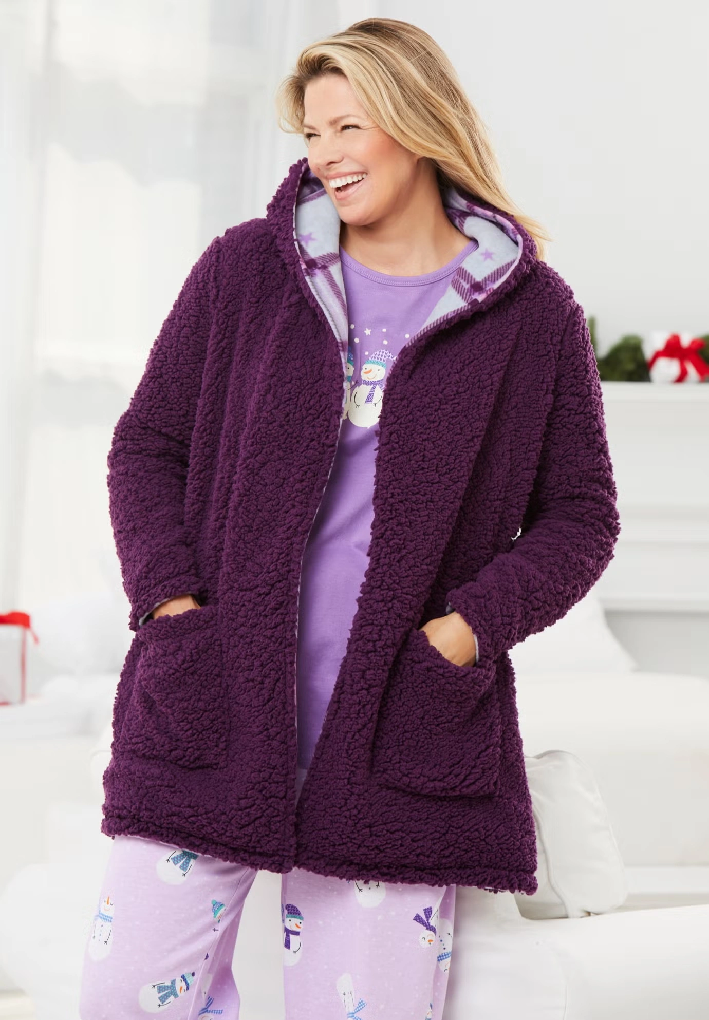 Dreams & Co.® Reversible Bed Jacket 6 Dreams & Co.® Reversible Bed Jacket