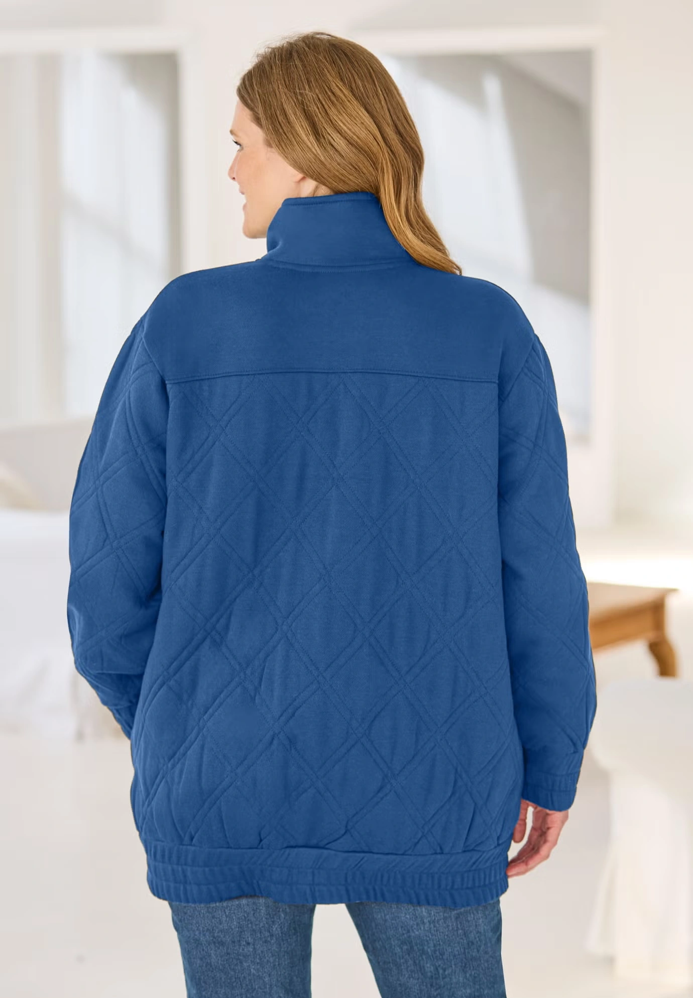 Quilted Easy Fleece Jacket