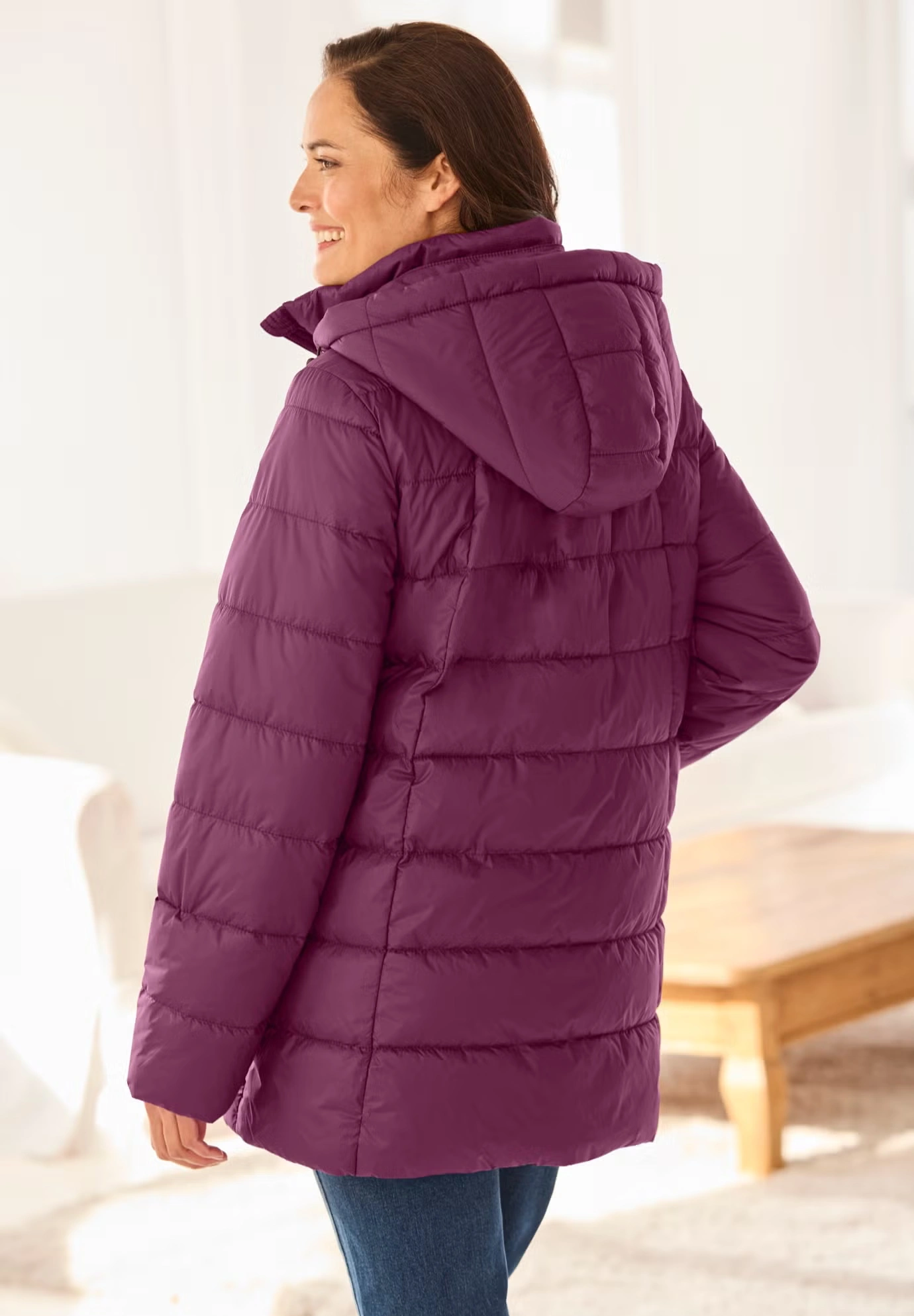 Hands-Free Puffer Coat