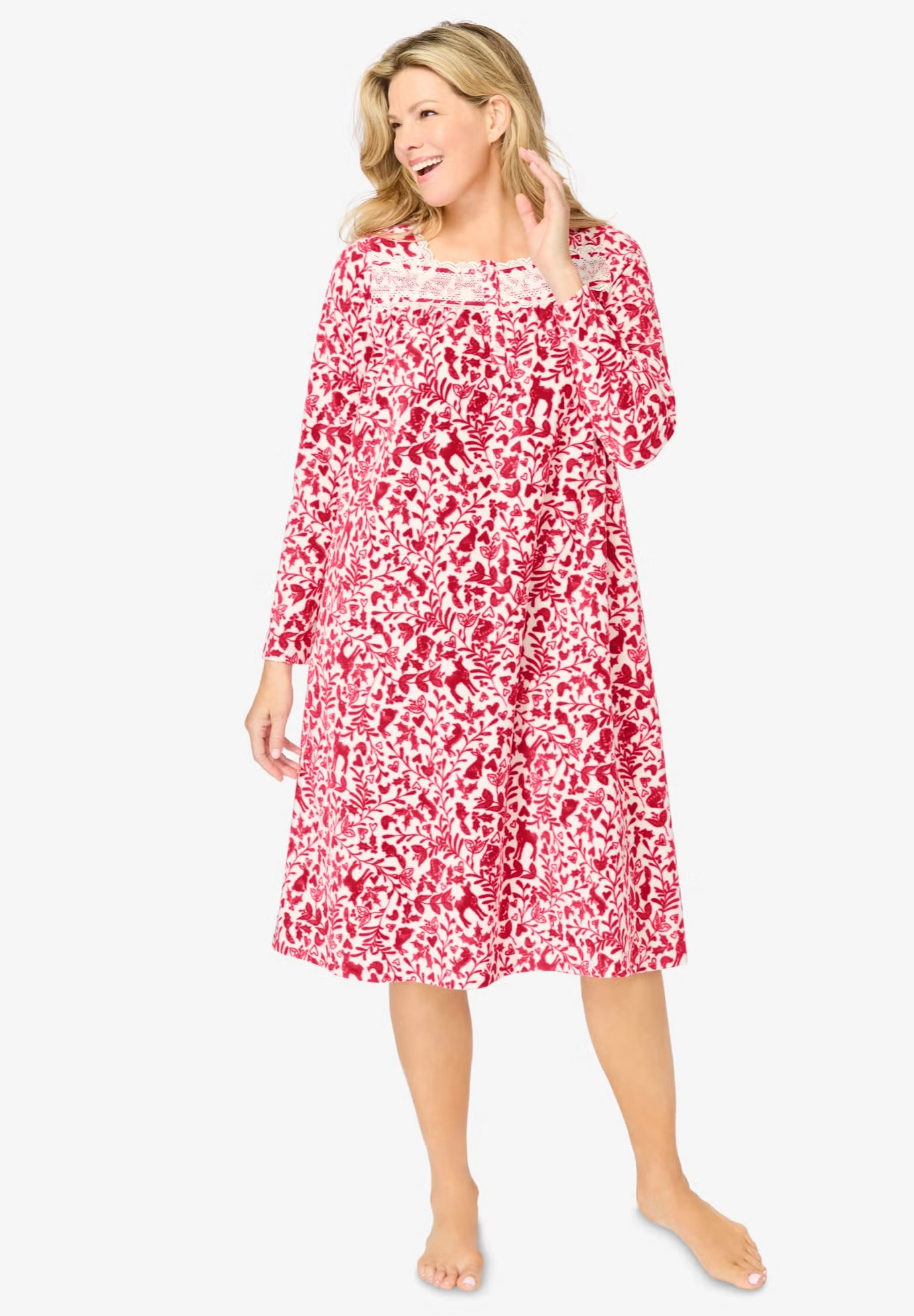 Only Necessities® Long-Sleeve Gown