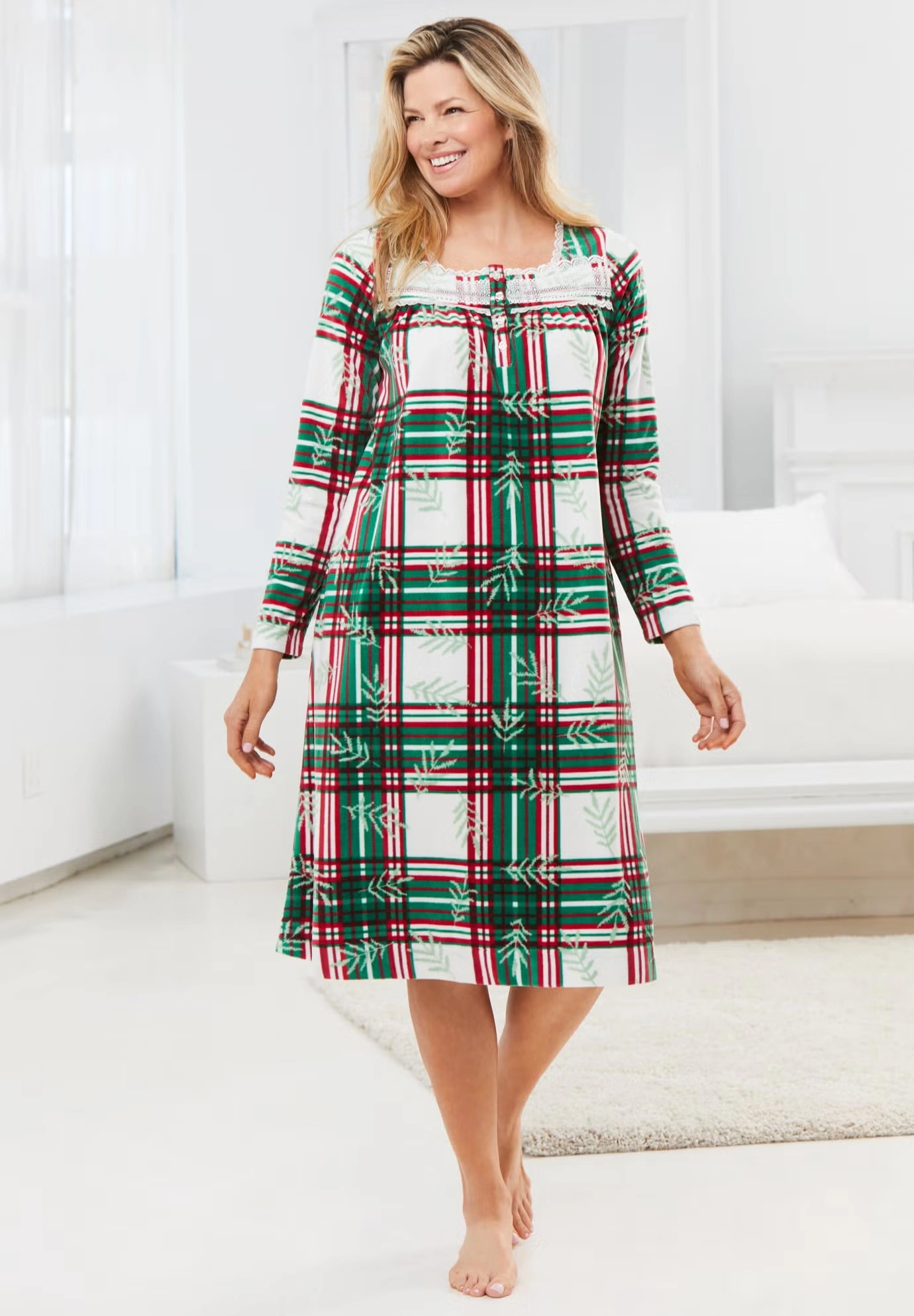 Only Necessities® Long-Sleeve Gown 4 Only Necessities® Long-Sleeve Gown