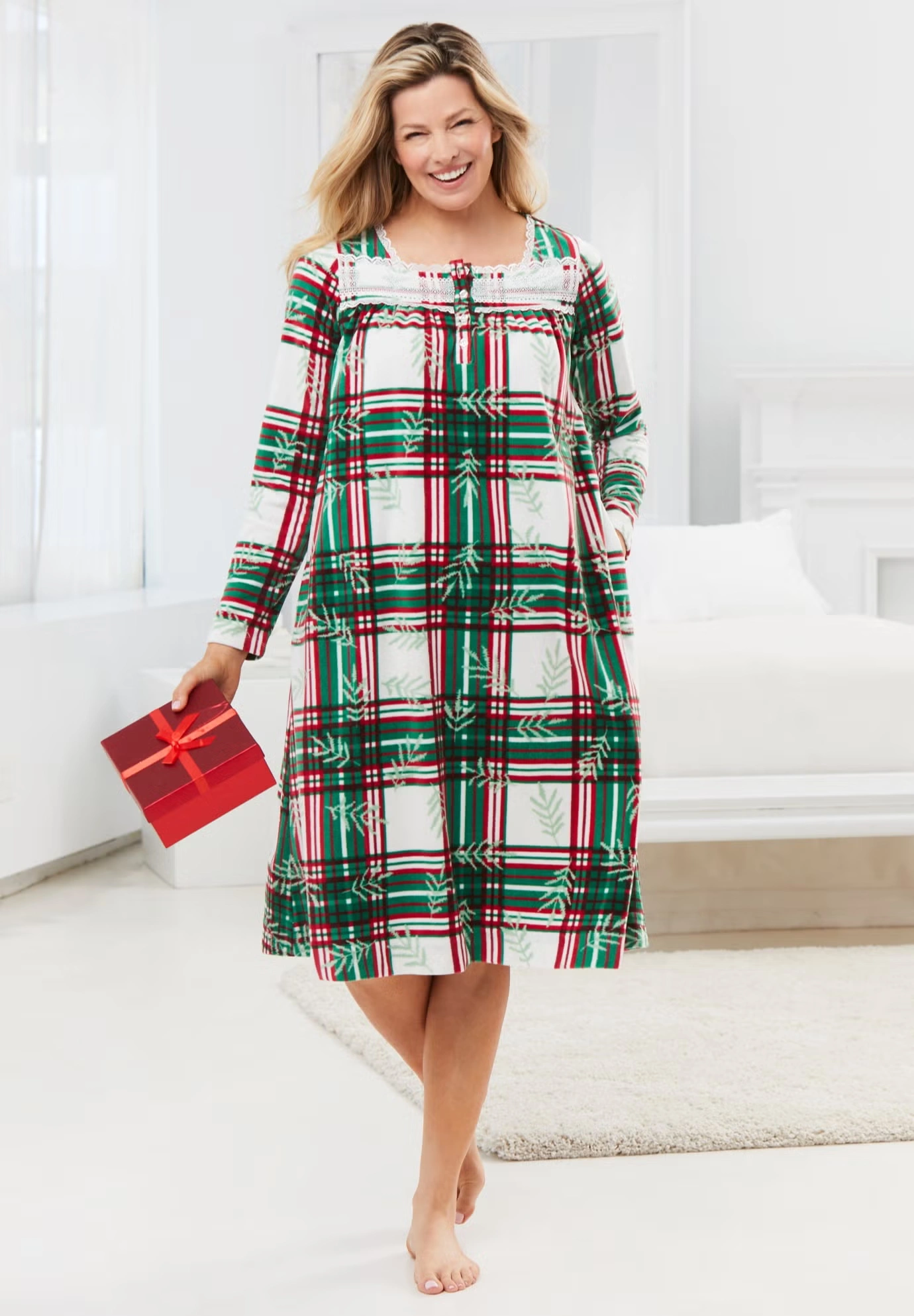 Only Necessities® Long-Sleeve Gown 5 Only Necessities® Long-Sleeve Gown