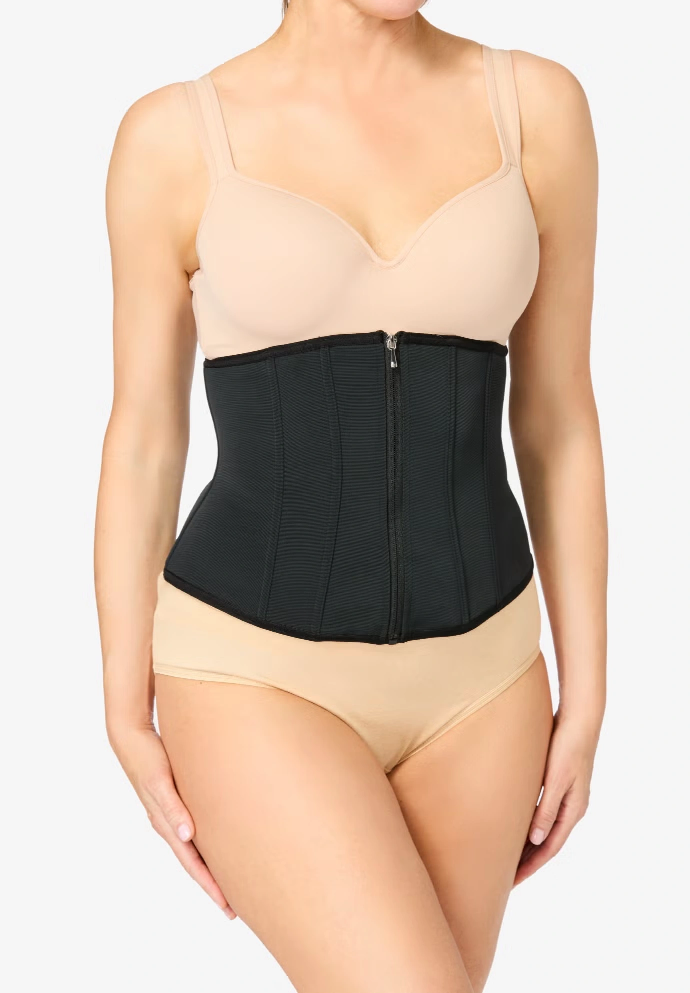 Firm Flex Zip Corset Waist