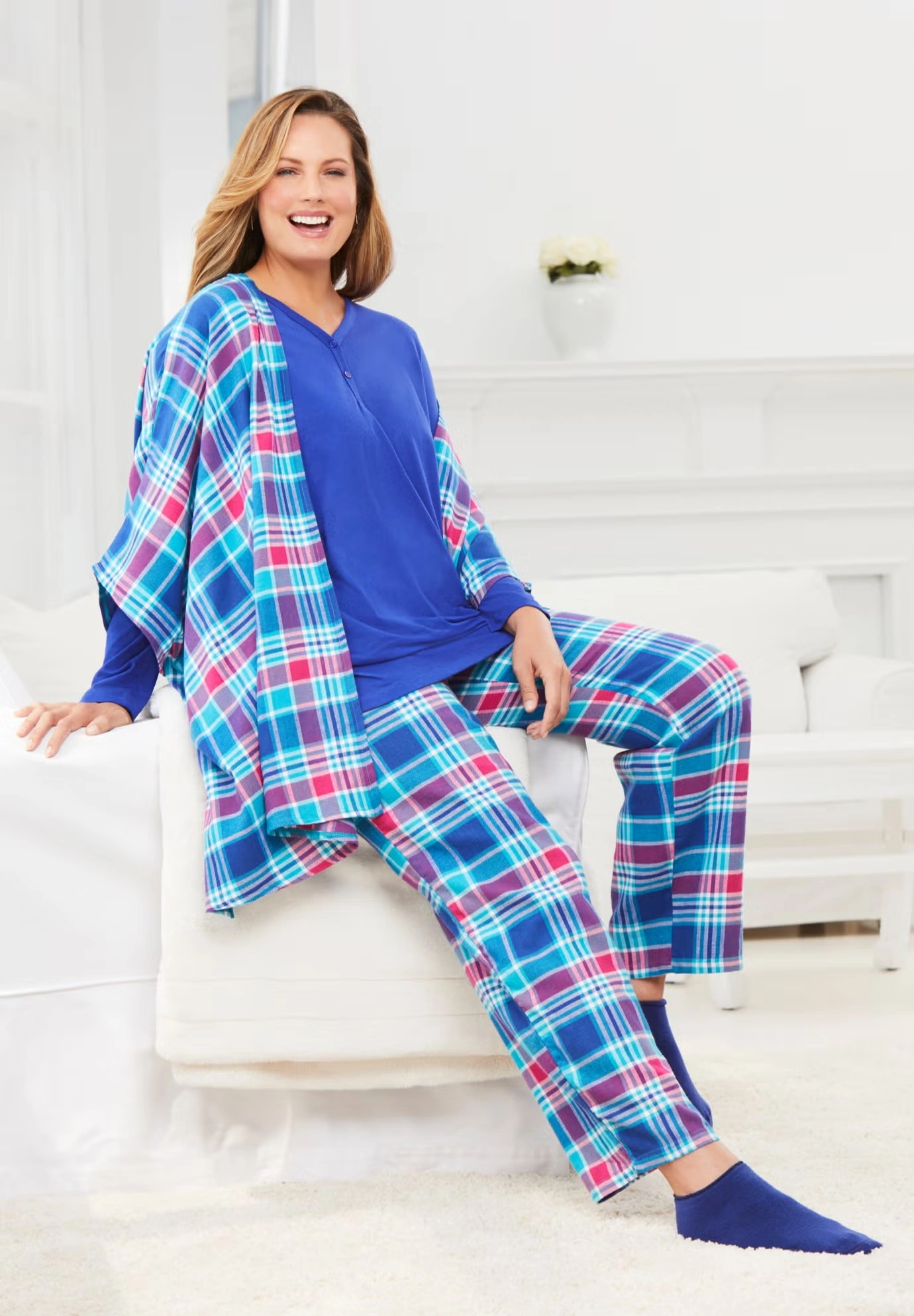 Dreams & Co.® 4-Piece Pajama Set 7 Dreams & Co.® 4-Piece Pajama Set