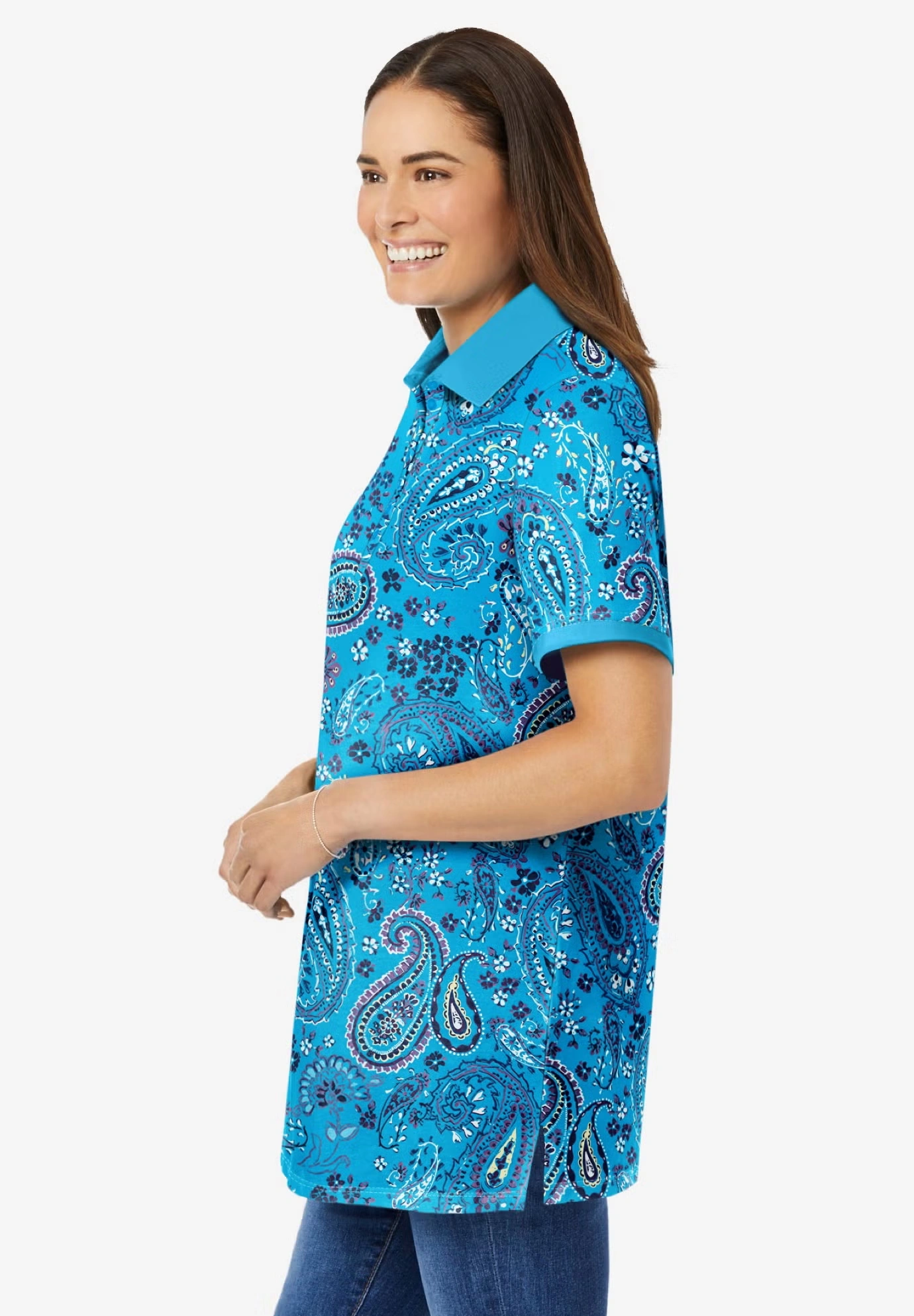 Perfect Printed Short-Sleeve Polo Shirt 3 Perfect Printed Short-Sleeve Polo Shirt