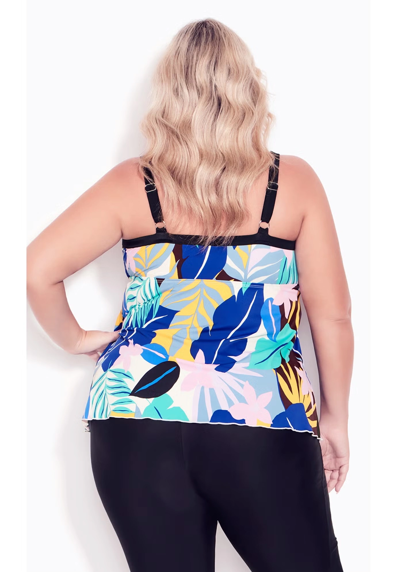 Fly Away Print Tankini Top