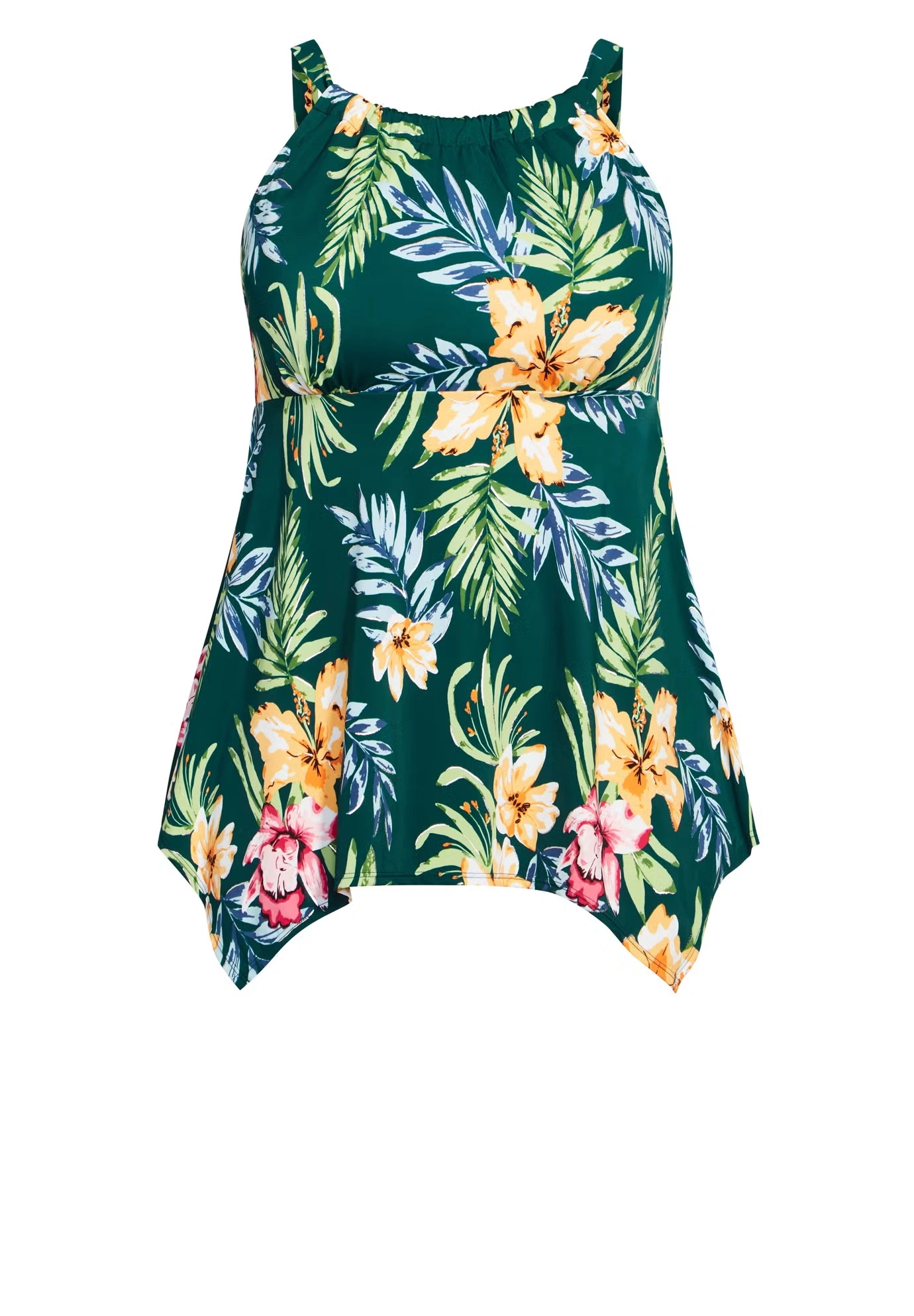 Handkerchief Print Tankini Top 5 Handkerchief Print Tankini Top