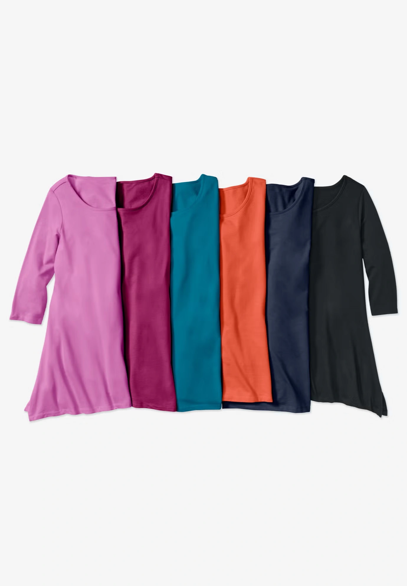 French Terry Handkerchief Hem Tunic 5 French Terry Handkerchief Hem Tunic