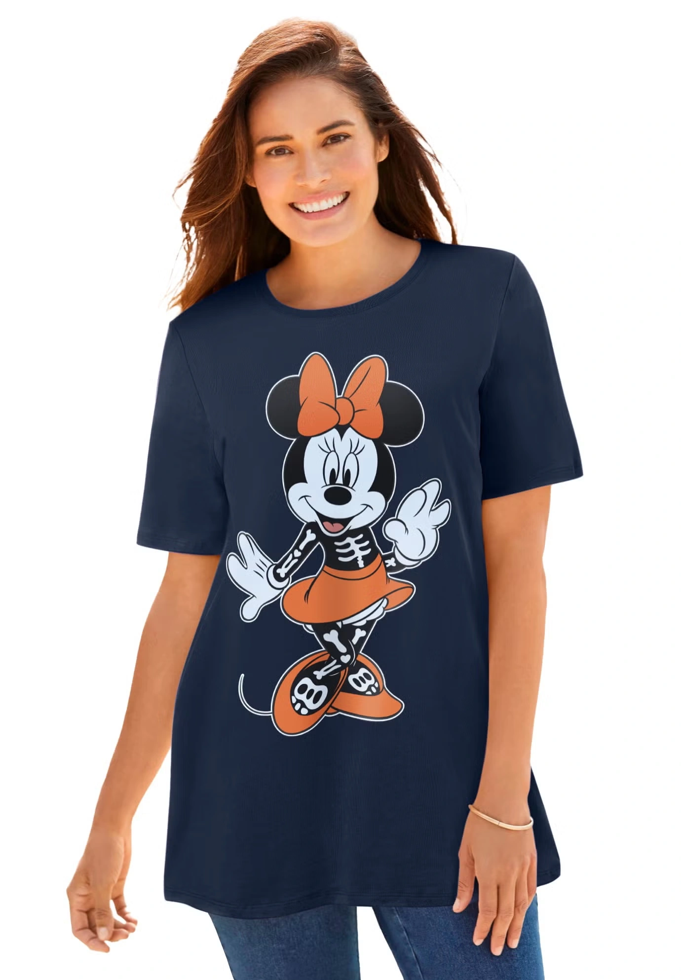 Disney Halloween Minnie Bone Tee