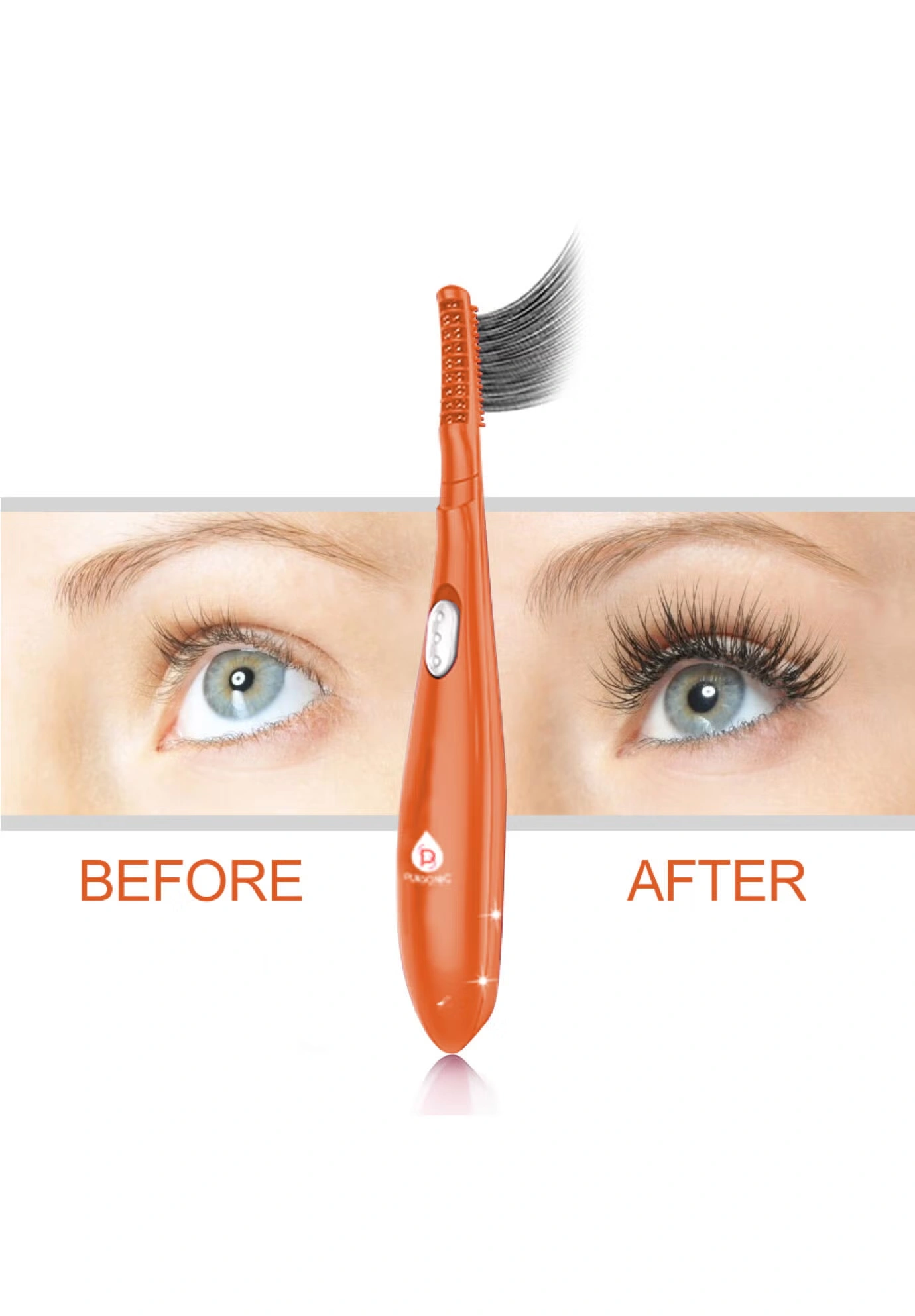 Heated Eyelash Curler W/Comb 6 Heated Eyelash Curler W/Comb