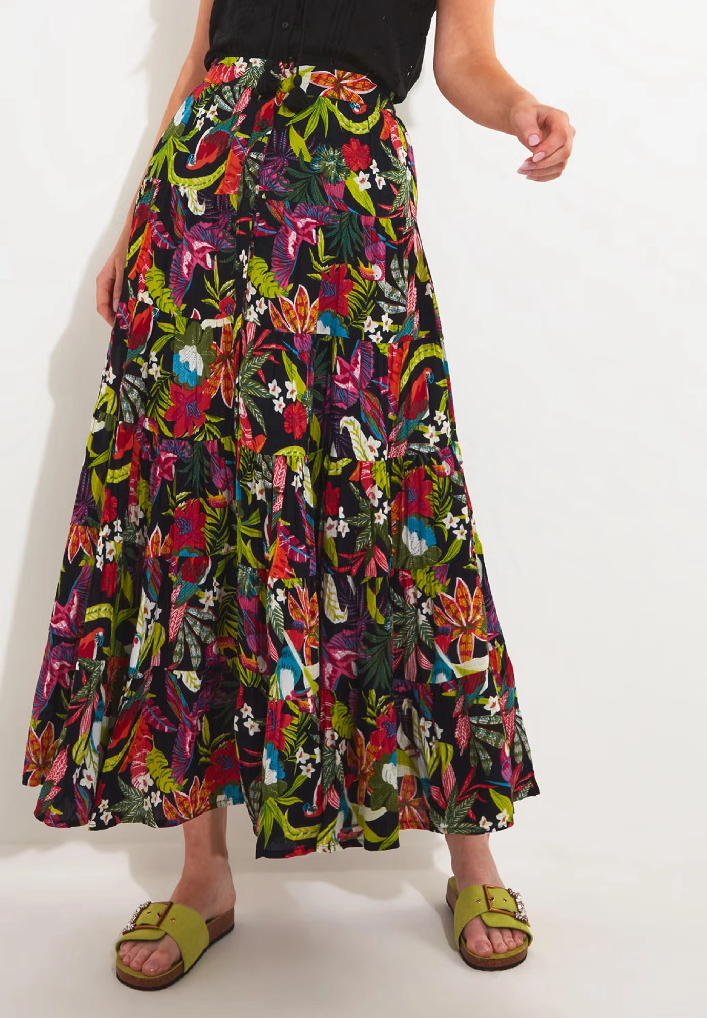 Tiered Maxi Skirt 3 Tiered Maxi Skirt