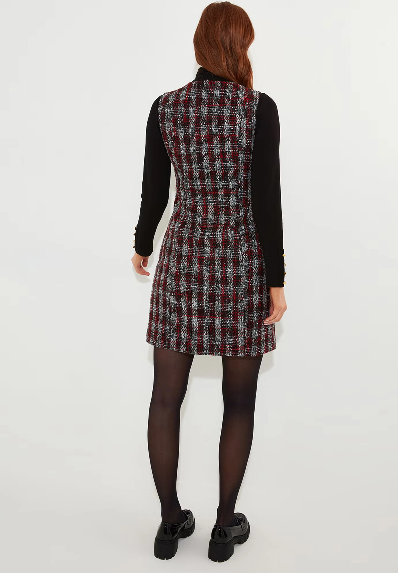 Sleeveless Tweed Dress 5 Sleeveless Tweed Dress