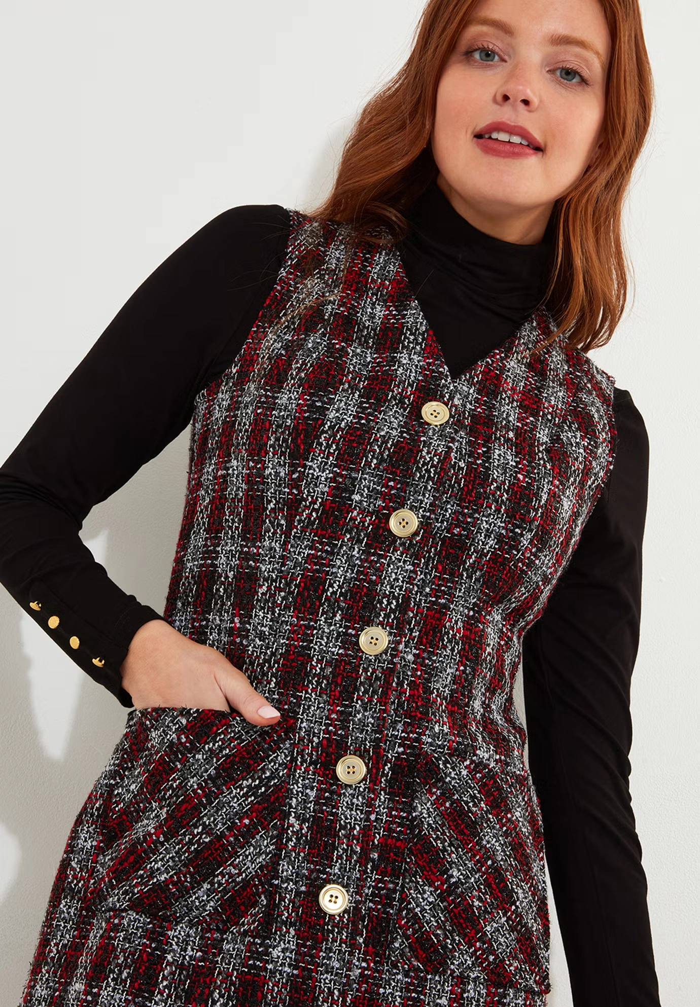 Sleeveless Tweed Dress 6 Sleeveless Tweed Dress