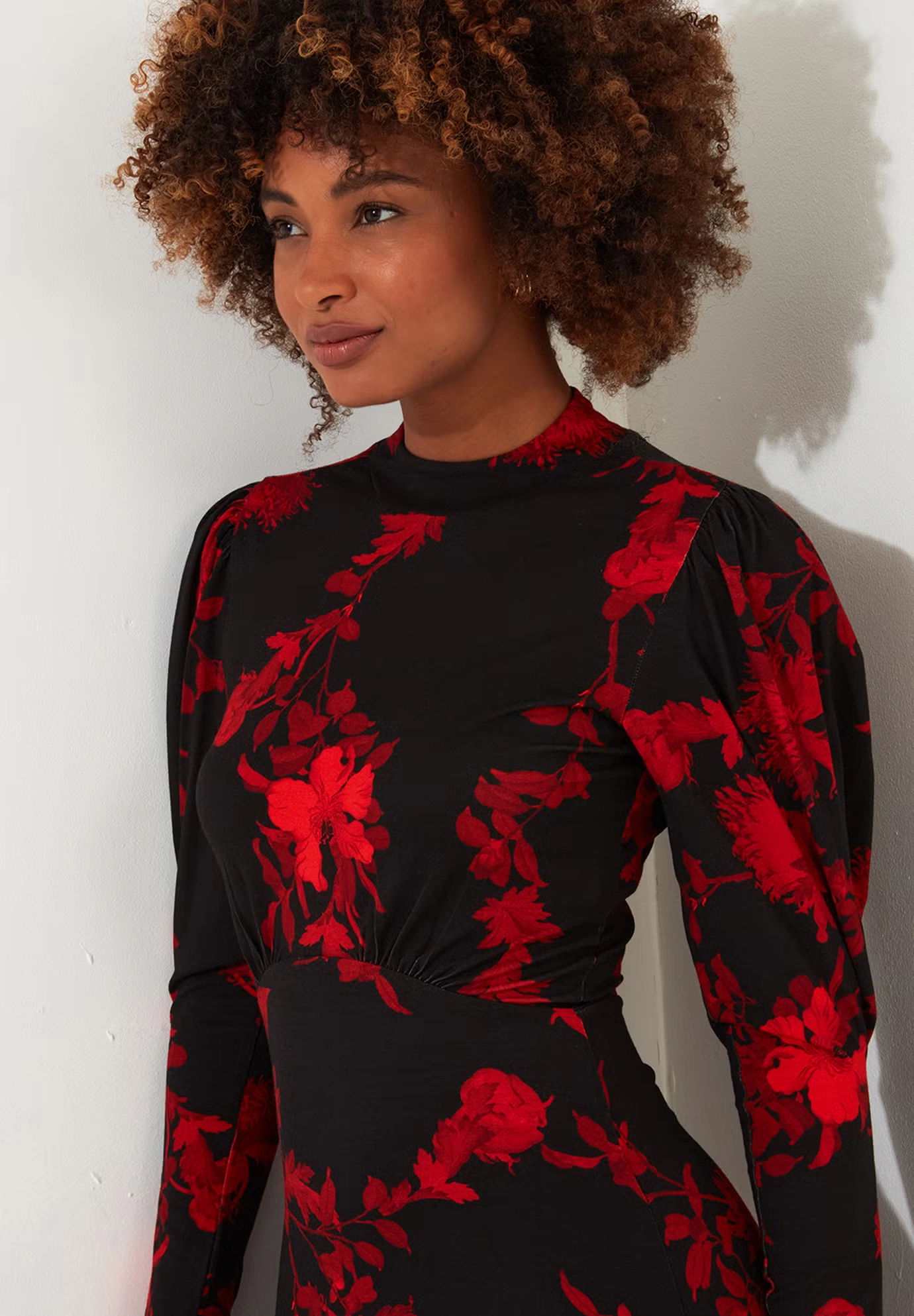 Stretch Knit Mockneck Maxi Dress 5 Stretch Knit Mockneck Maxi Dress