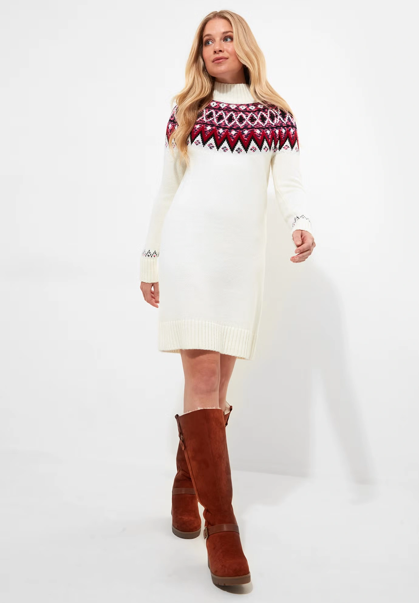 Fairisle Sweater Dress