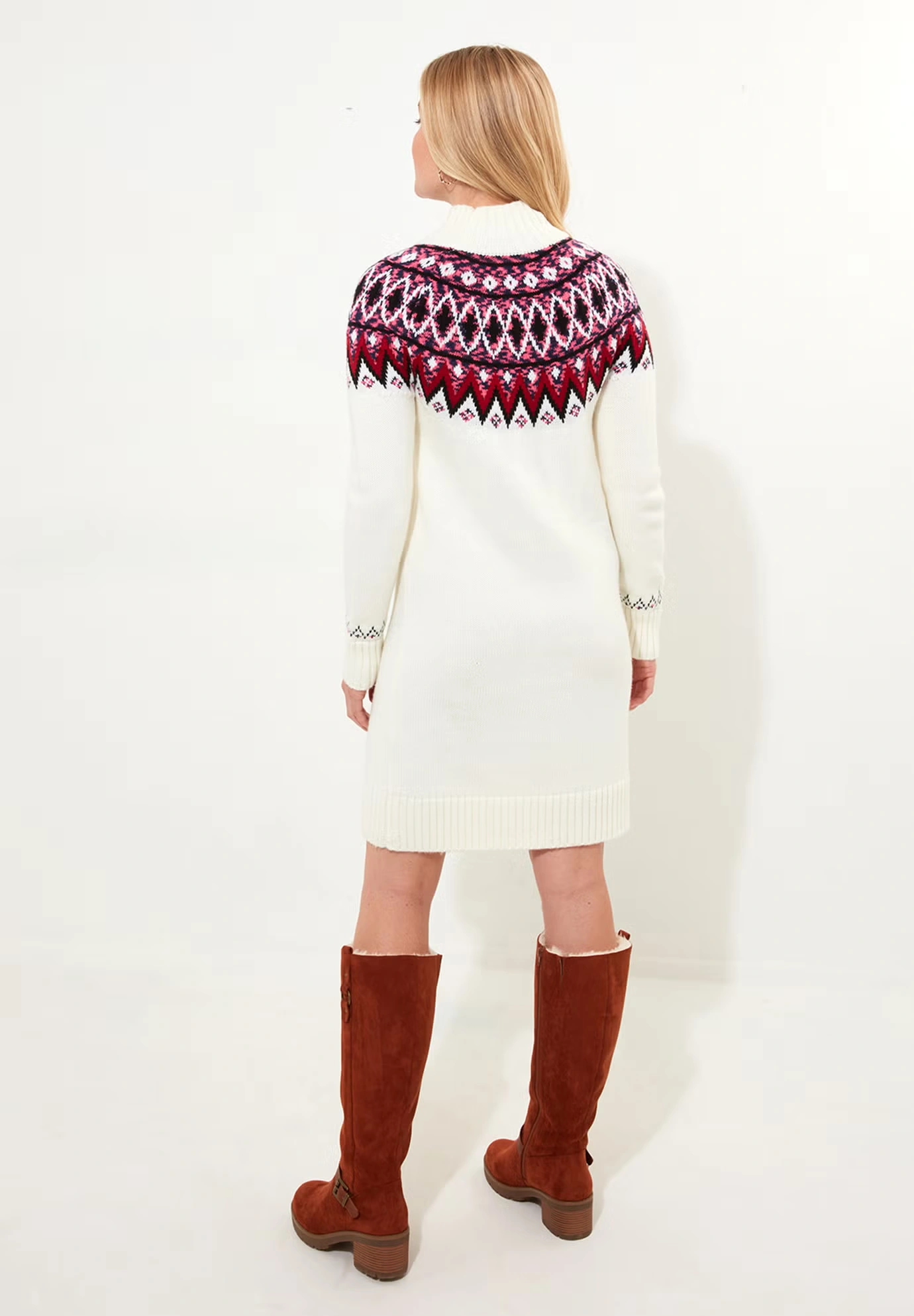 Fairisle Sweater Dress 5 Fairisle Sweater Dress