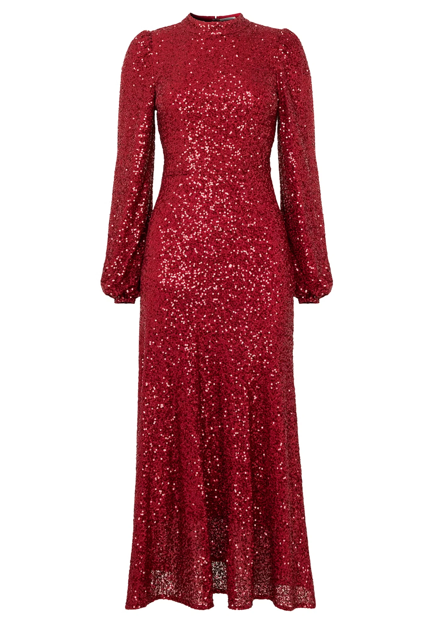 A-Line Sequin Midi Dress