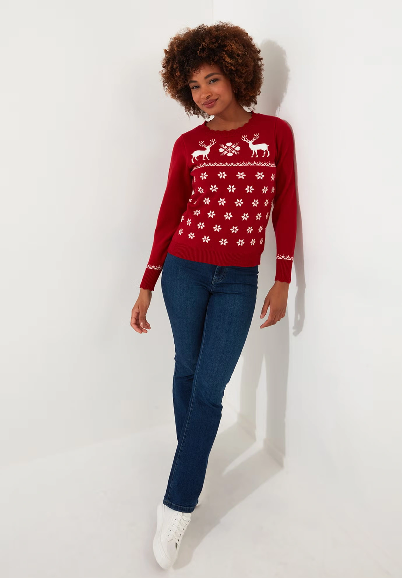 Novelty Holiday Snowflake Pullover Sweater 3 Novelty Holiday Snowflake Pullover Sweater