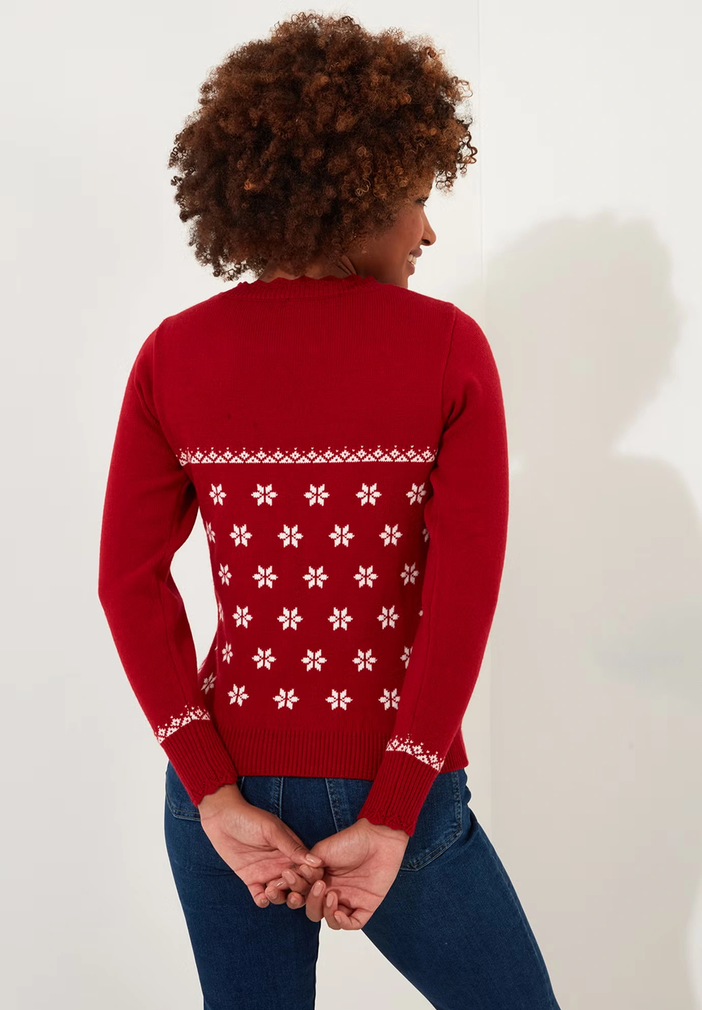 Novelty Holiday Snowflake Pullover Sweater 6 Novelty Holiday Snowflake Pullover Sweater