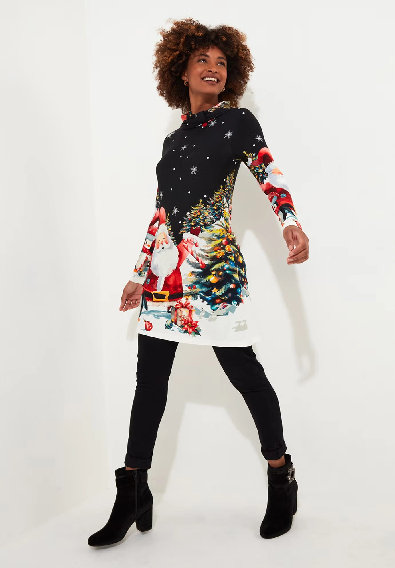Stretch Knit Santa Tunic 3 Stretch Knit Santa Tunic